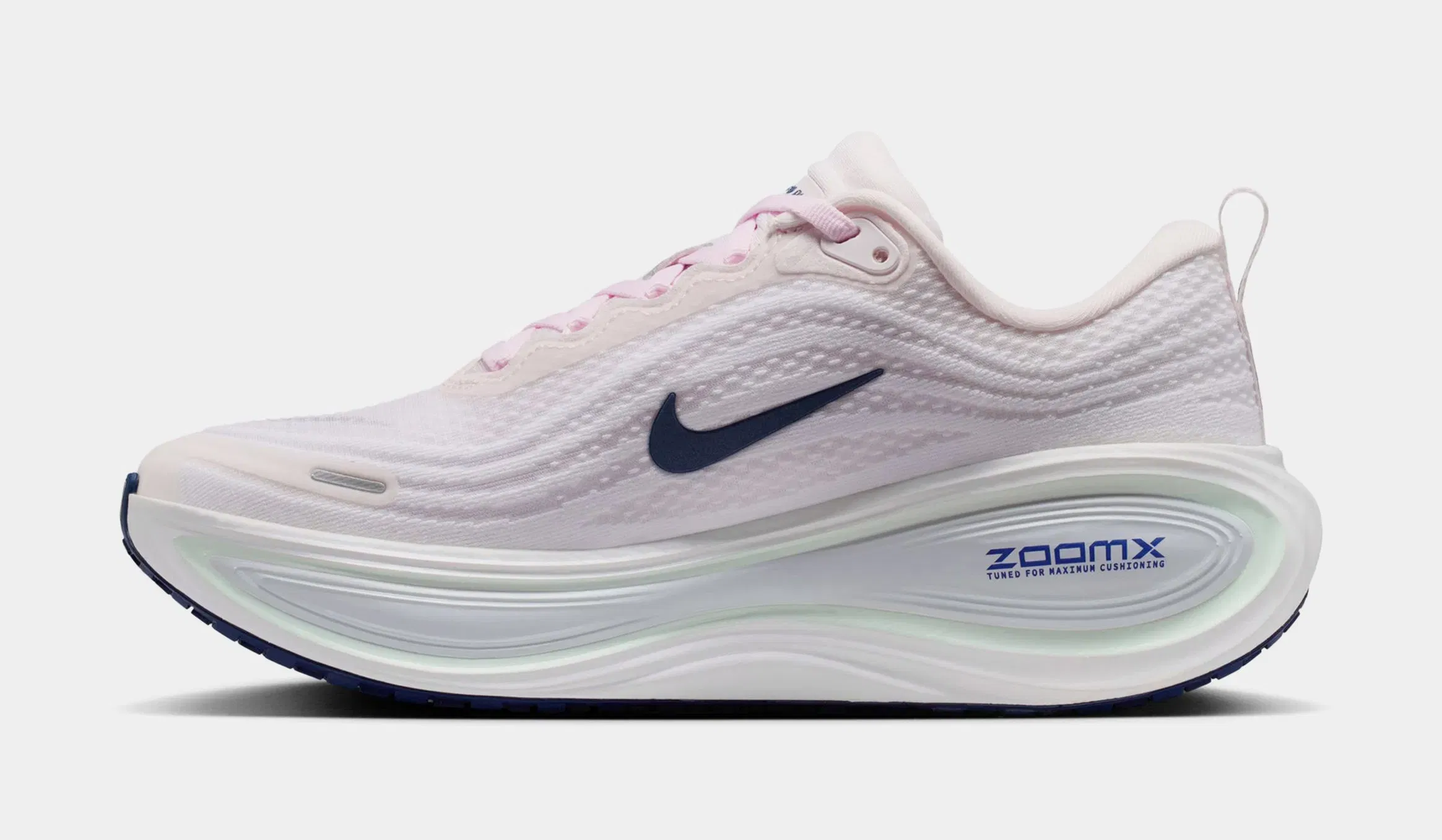 Nike Vomero Plus Womens Running Shoes (Summit White/Off Noir/Metallic Silver/Summit White)