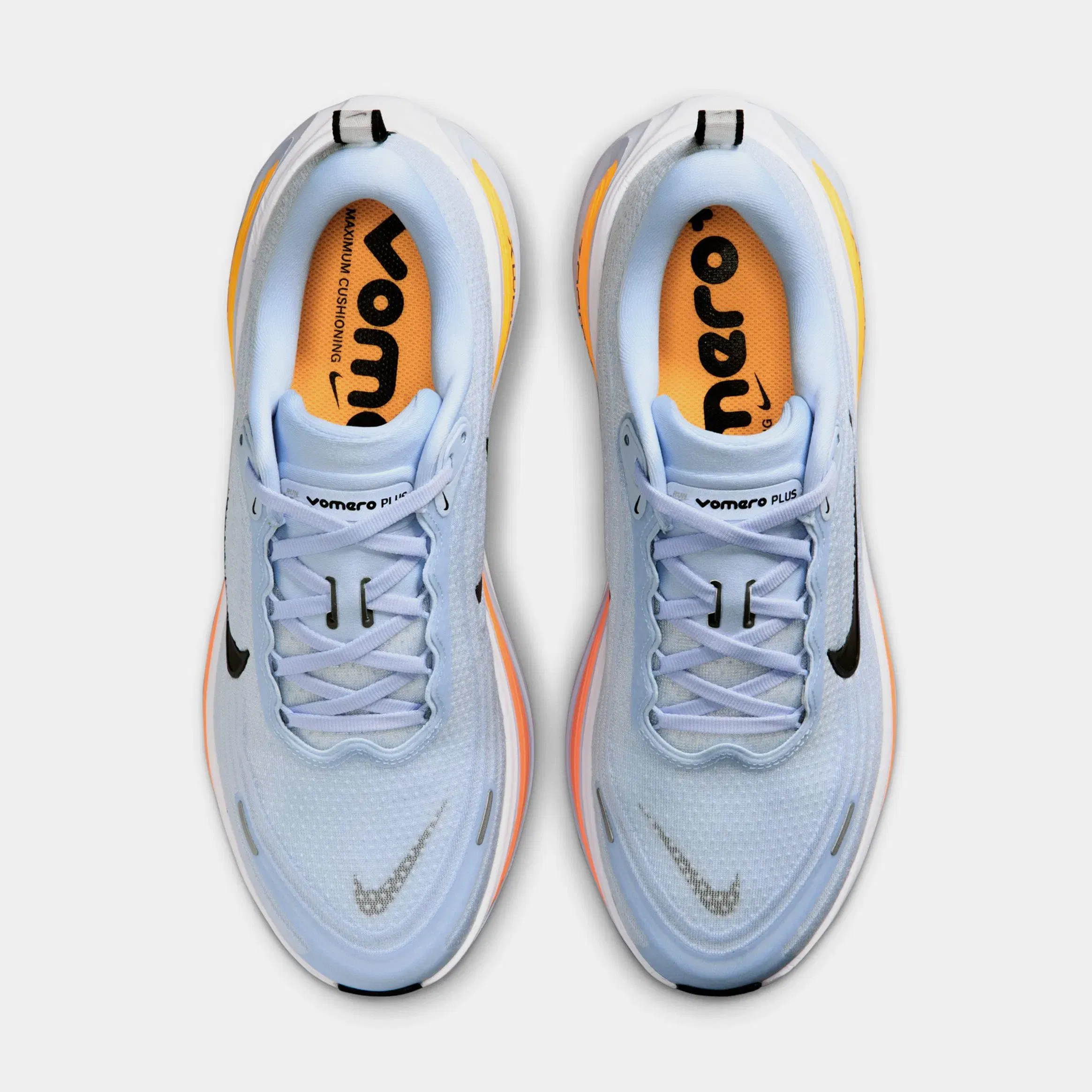 Nike Vomero Plus Mens Running Shoes (Platinum Tint/Grey Fog/Iron Grey/Reflect Silver)