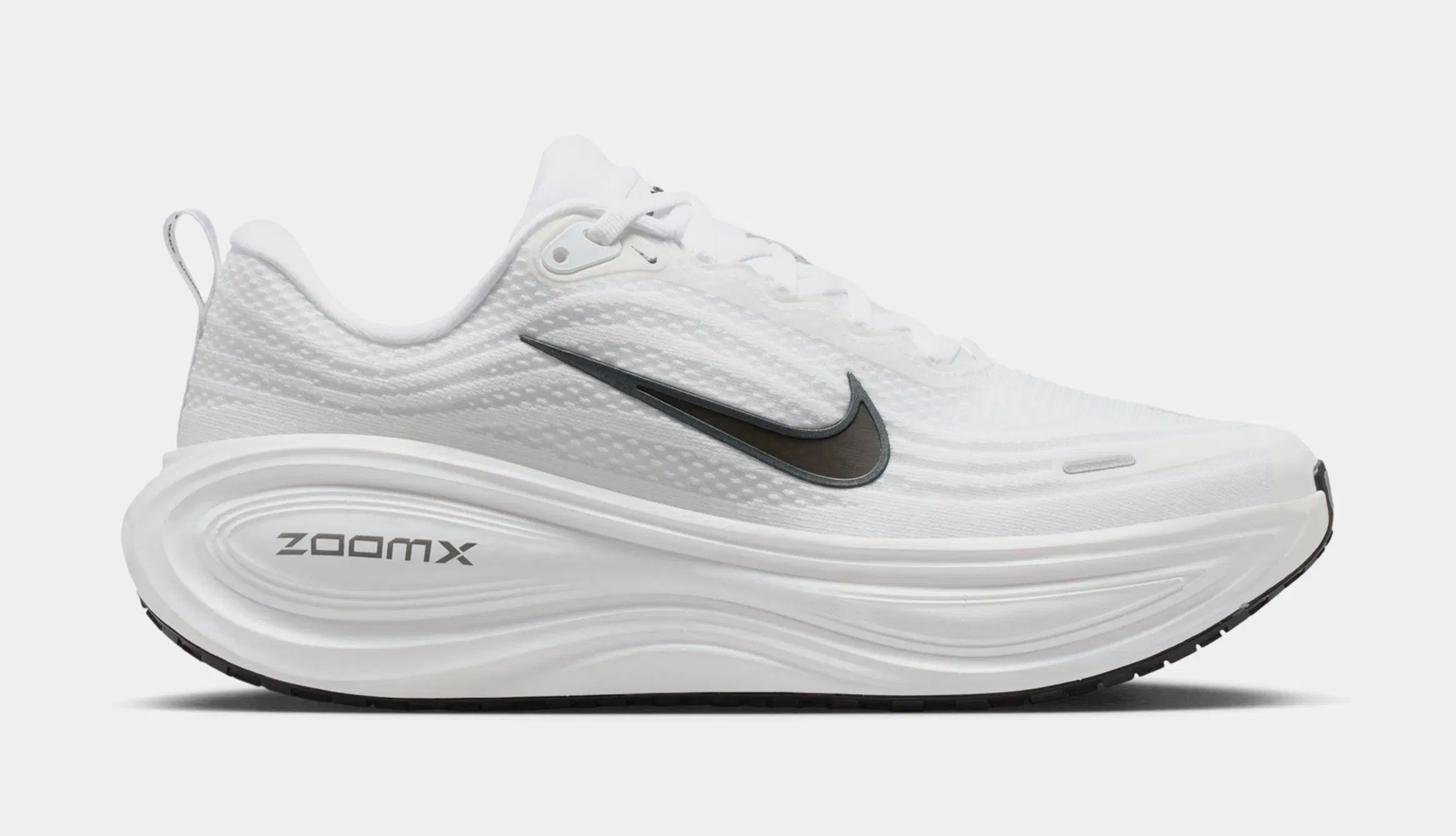 Nike Vomero PLus Mens Running Shoes (White/Dark Smoke Grey/Metallic Dark Grey/Black)