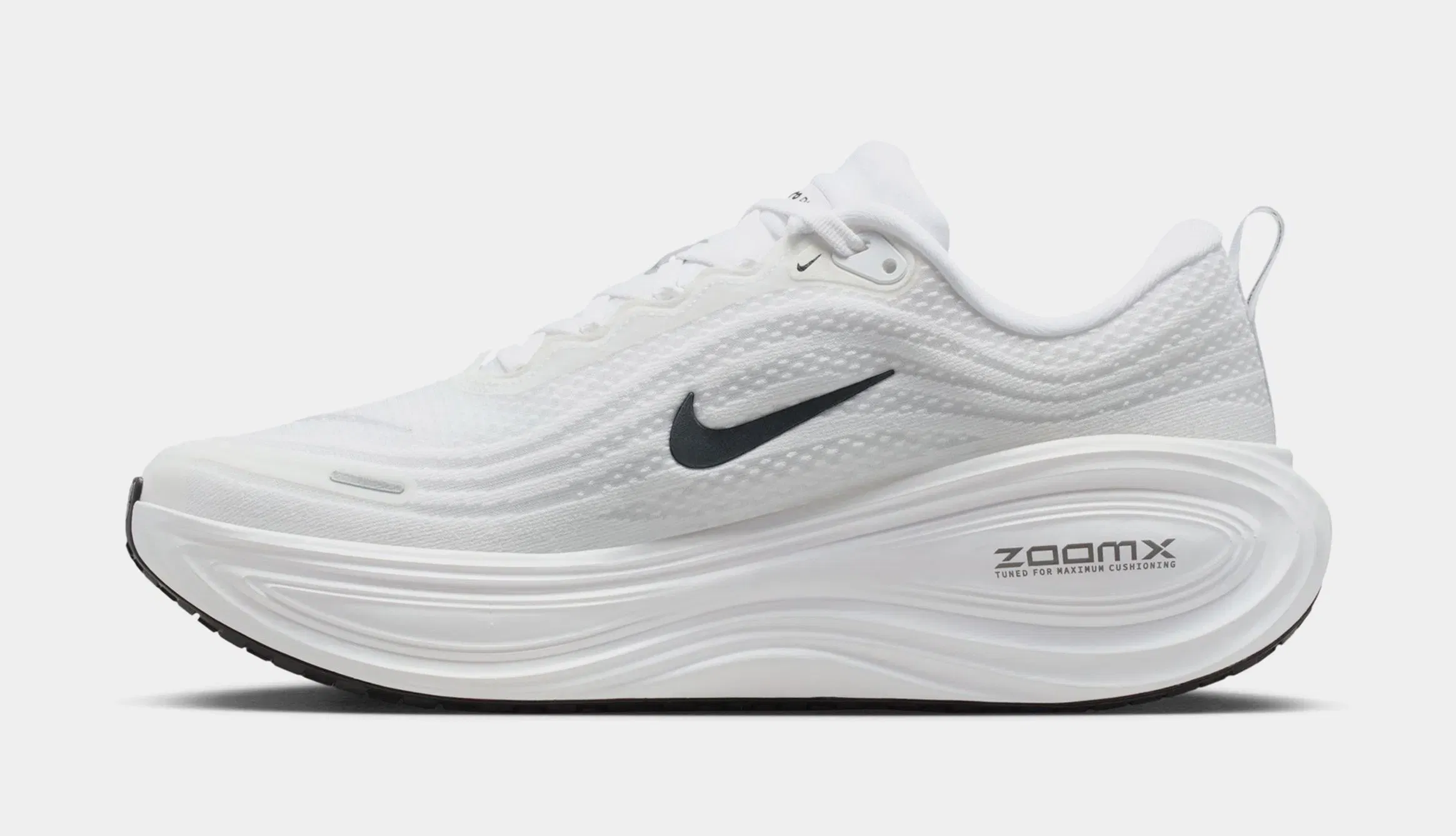 Nike Vomero PLus Mens Running Shoes (White/Dark Smoke Grey/Metallic Dark Grey/Black)