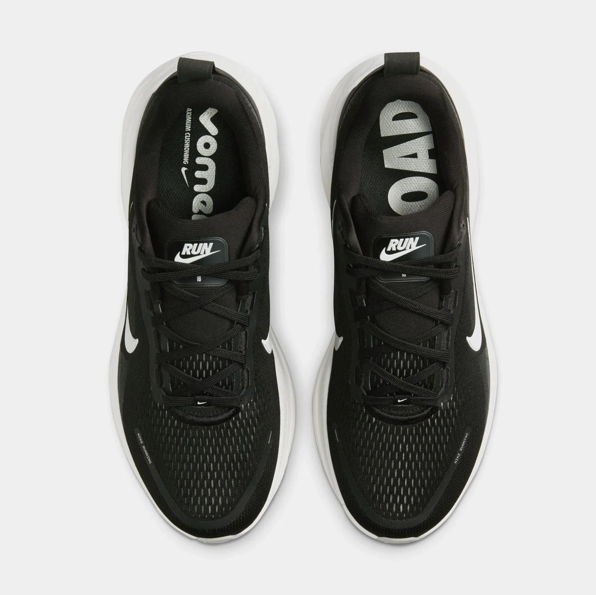 Nike Vomero 18 Mens Running Shoes (Black/Coconut Milk/Light Iron Ore/Summit White)