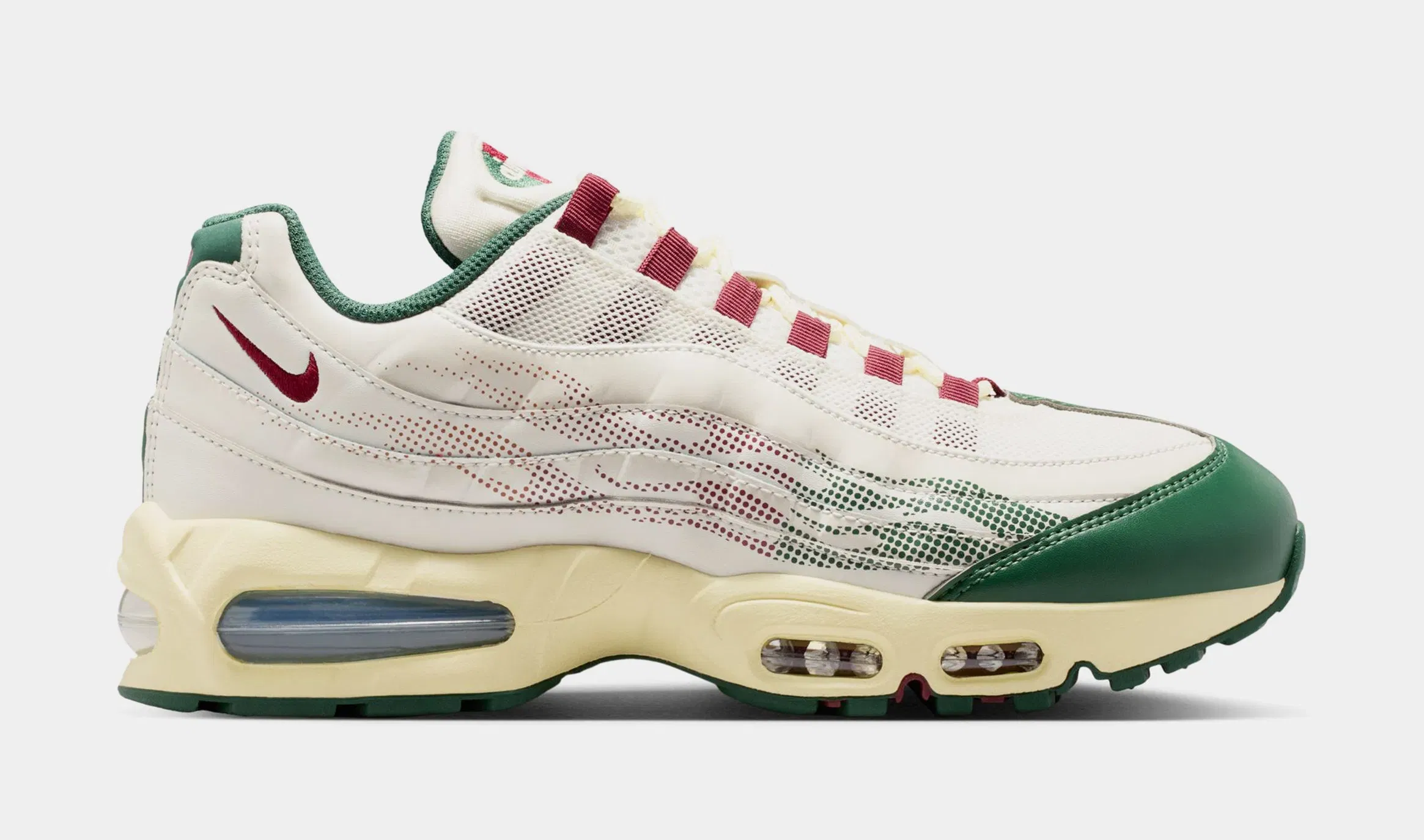 Nike Air Max 95 Big Bubble SE Mexico Mens Running Shoes (Phantom/Fir/Alabaster/Team Red)
