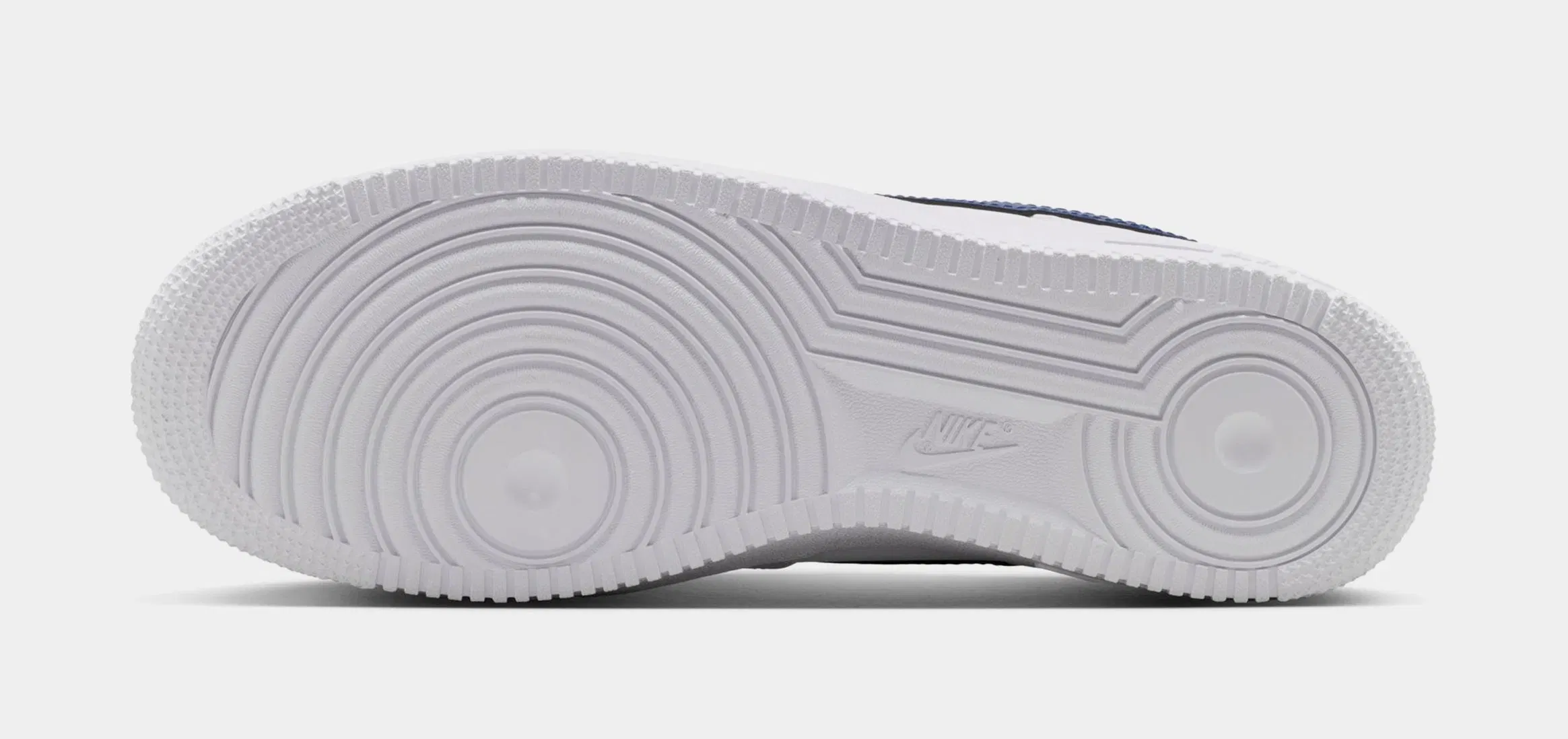 Nike Air Force 1 '07 Mens Lifestyle Shoes (White/Midnight Navy/White)