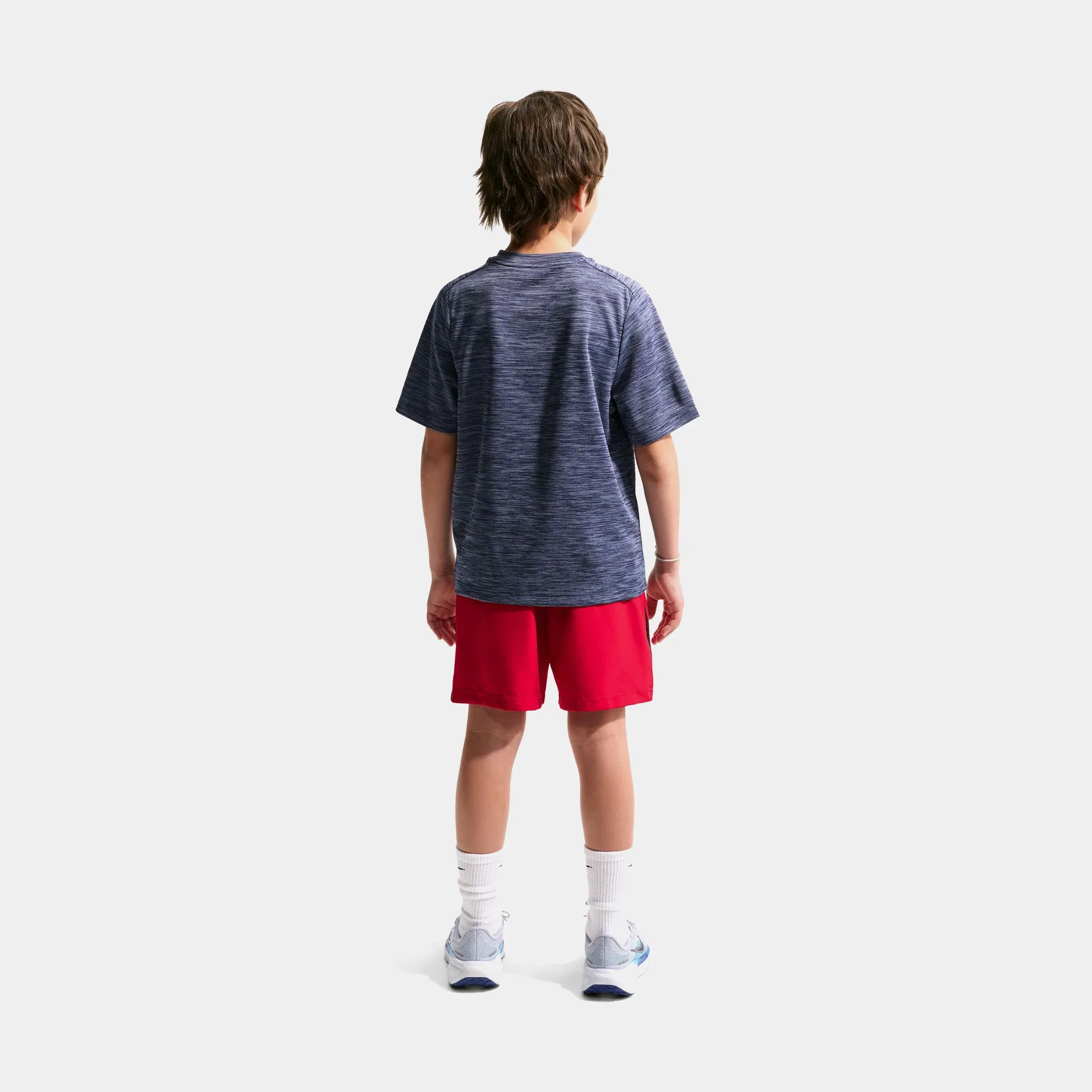 Nike Multi Dri Fit Training Woven Grade School Shorts (Gym Red/Black/White)