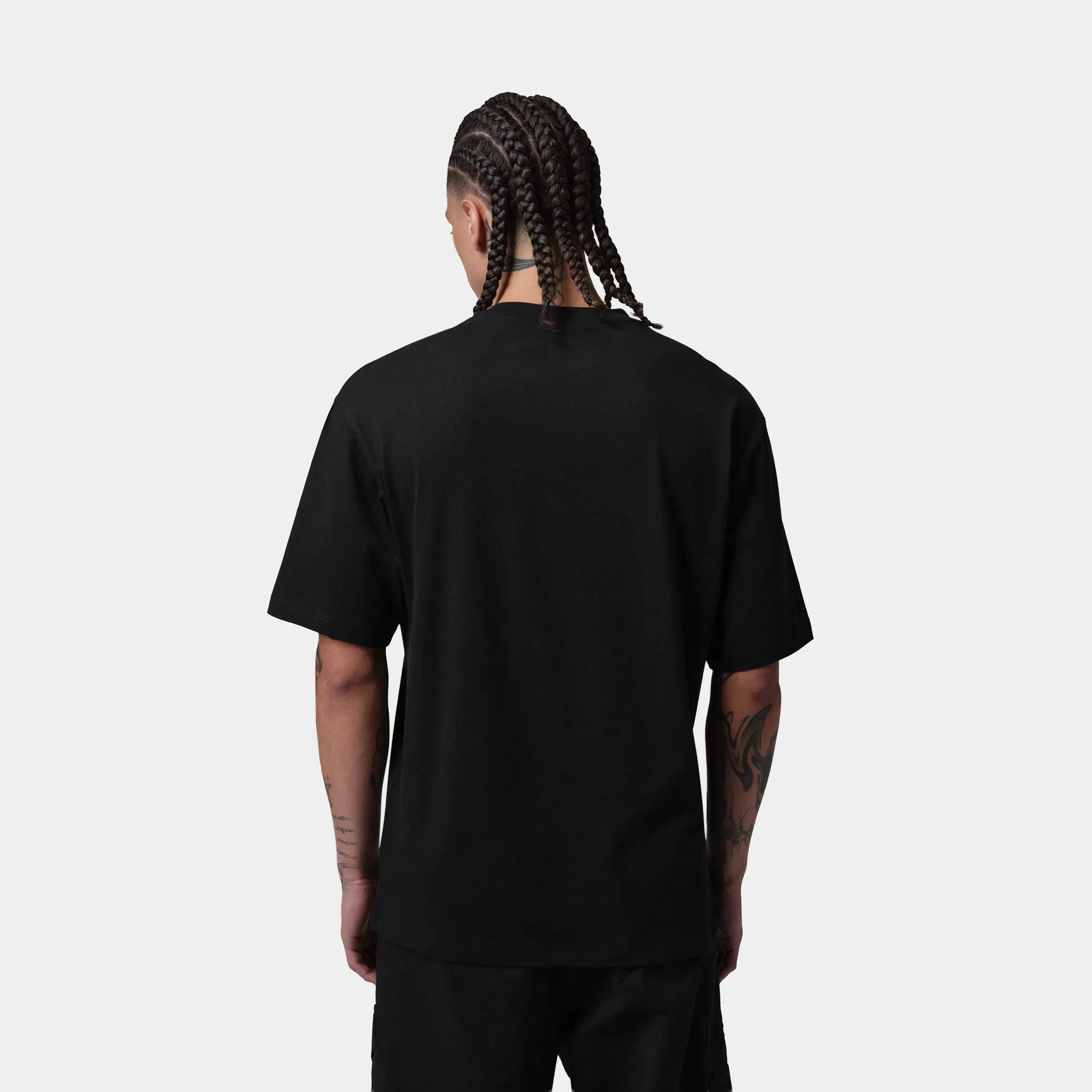 Air Jordan Brooklyn World's Best Graphic Mens Short Sleeve Shirt (Black/University Red)
