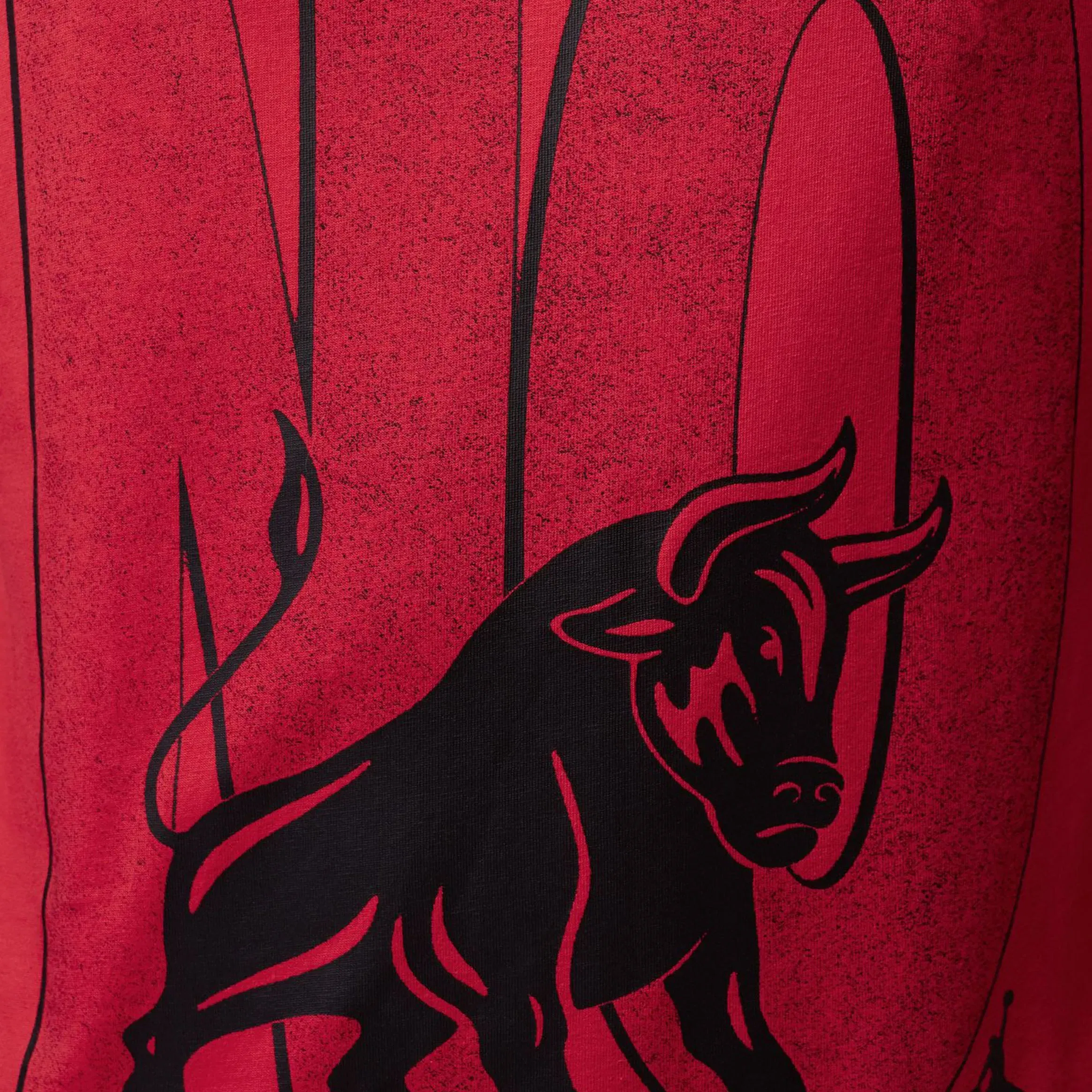 Air Jordan Brooklyn Toro Graphic Mens Short Sleeve Shirt (Fire Red)