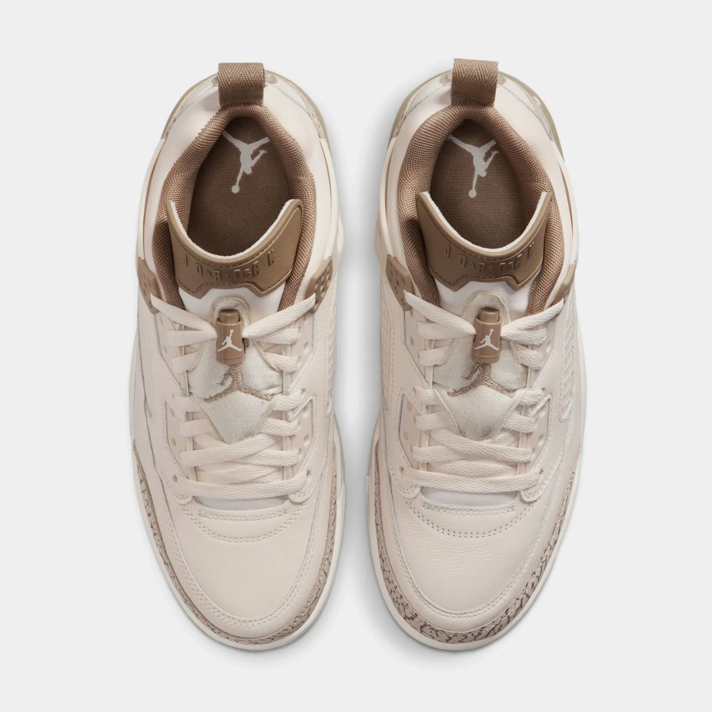 Air Jordan Spizike Low Womens Basketball Shoes (Pale Ivory/Legend Light Brown/Khaki)