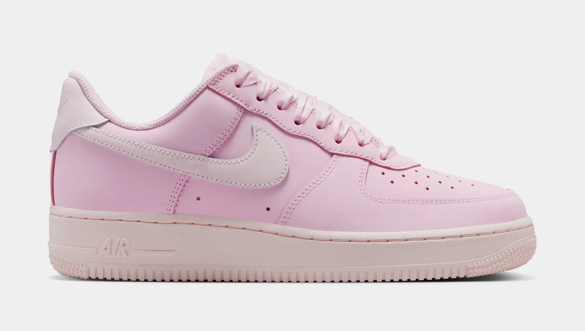 Nike Air Force 1 Retro Premium Womens Lifestyle Shoes (Pink Foam/Pearl Pink)