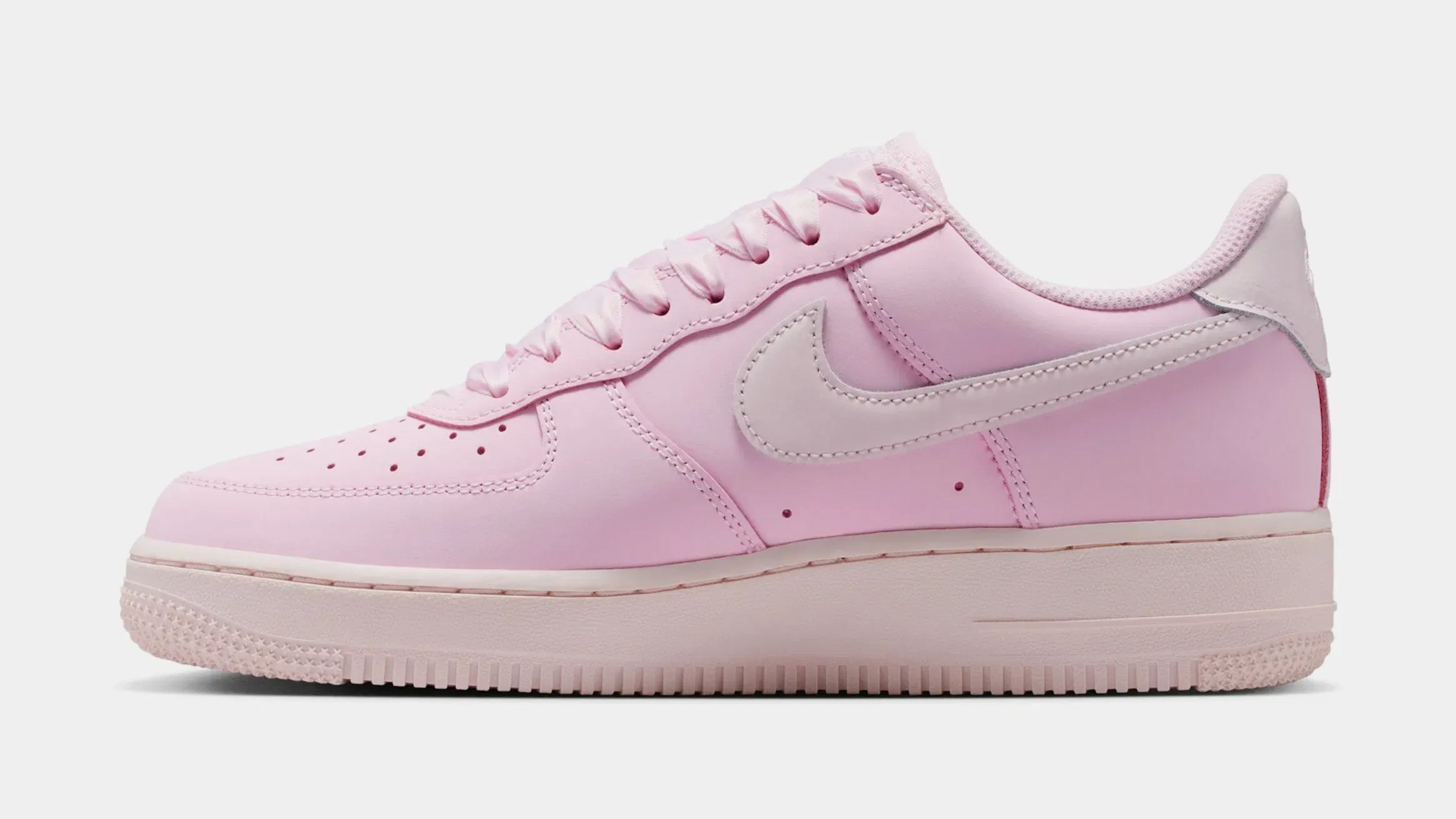 Nike Air Force 1 Retro Premium Womens Lifestyle Shoes (Pink Foam/Pearl Pink)