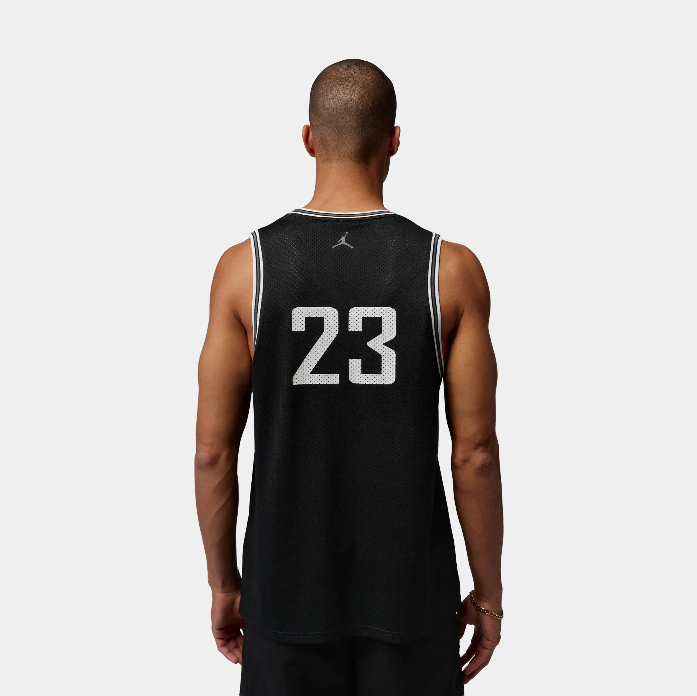 Air Jordan Brooklyn Mesh Mens Jersey (Black/Iron Grey)