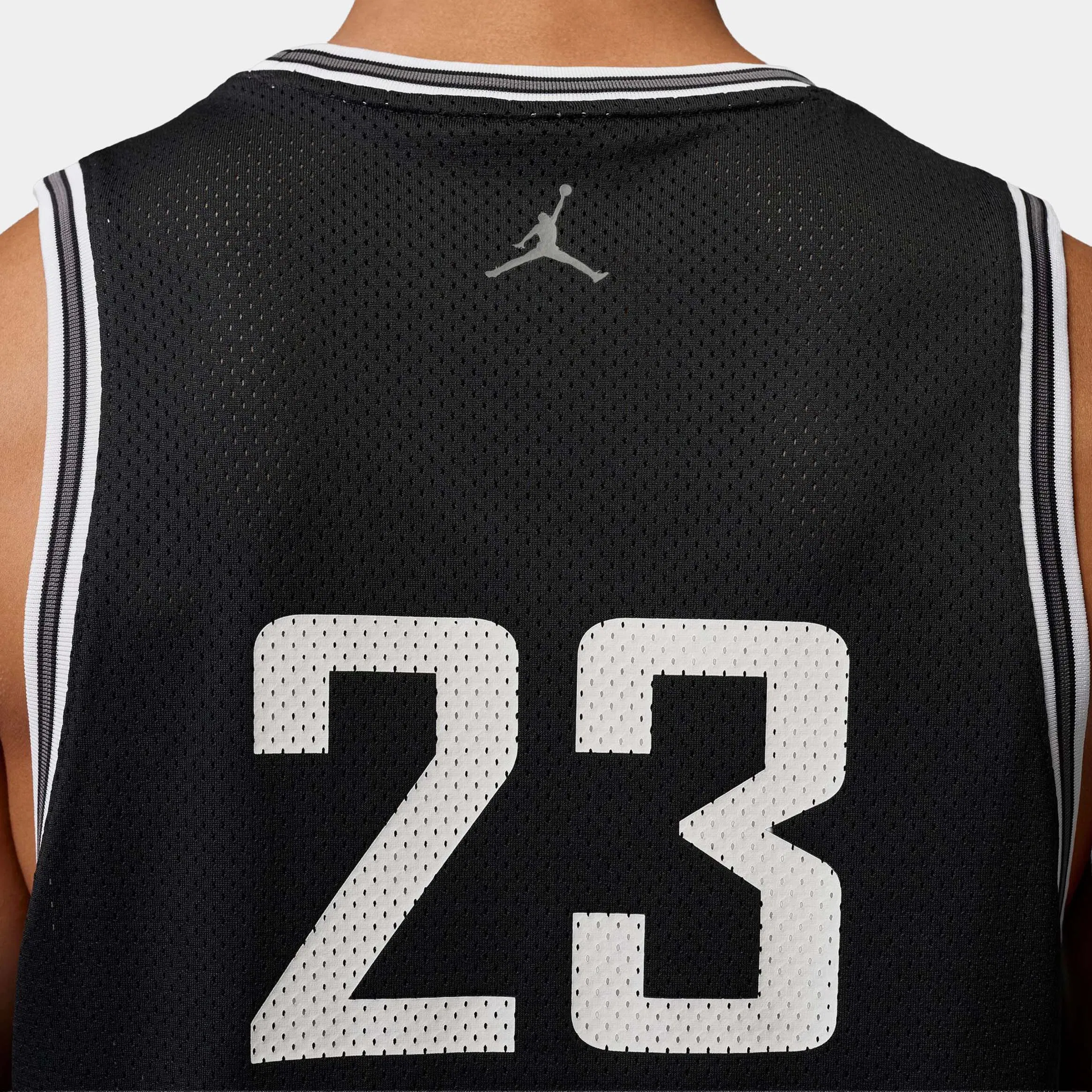 Air Jordan Brooklyn Mesh Mens Jersey (Black/Iron Grey)
