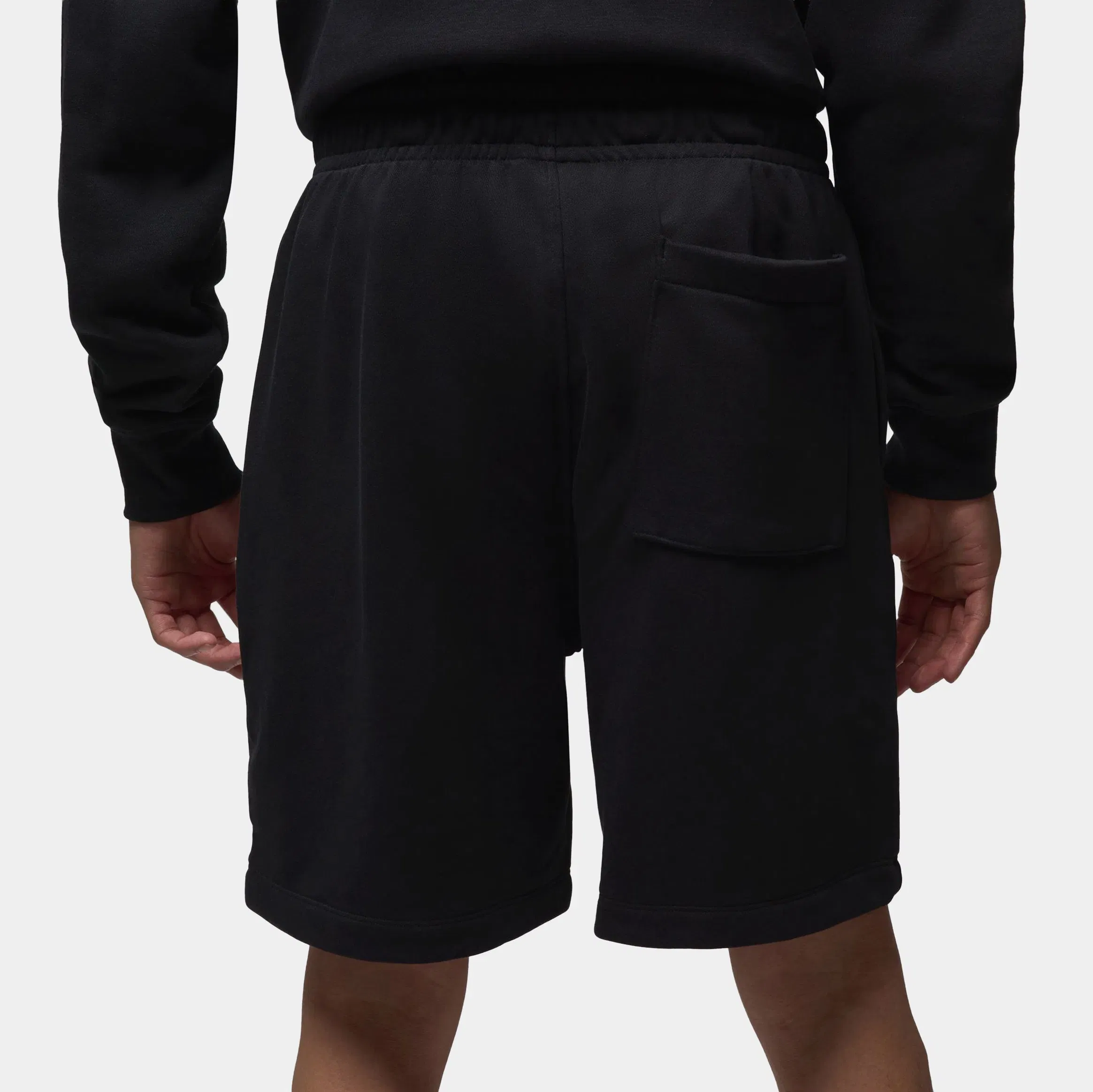 Air Jordan Brooklyn Fleece Mens Shorts (Black/White)
