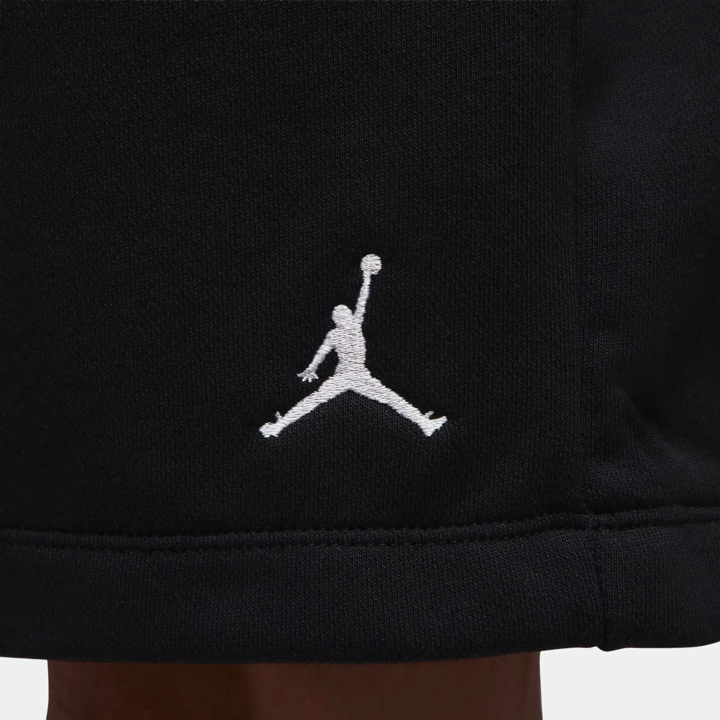 Air Jordan Brooklyn Fleece Mens Shorts (Black/White)