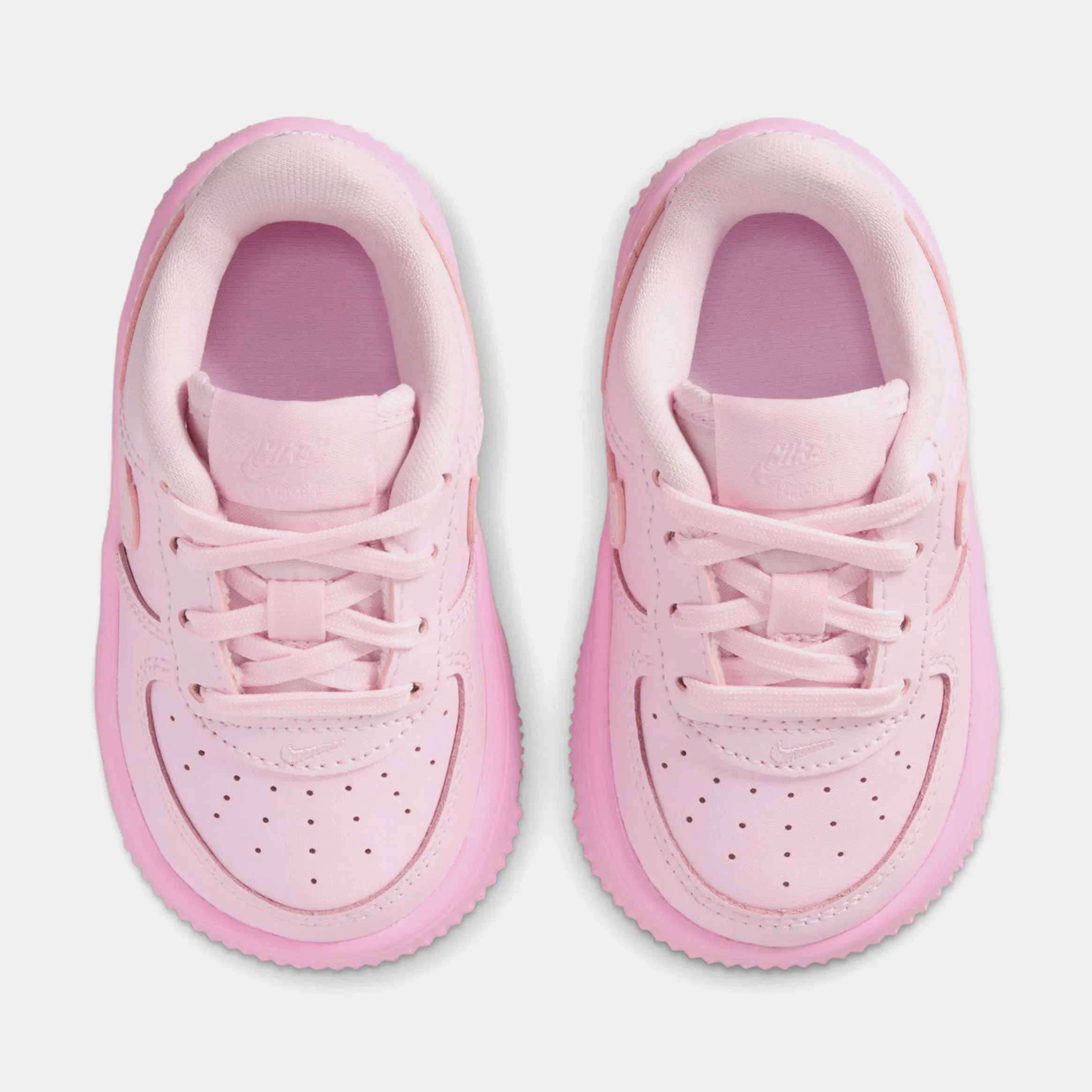 Nike Air Force 1 Low Infant Toddler Lifestyle Shoes (Pink Foam/Pink Rise/Pink Foam)