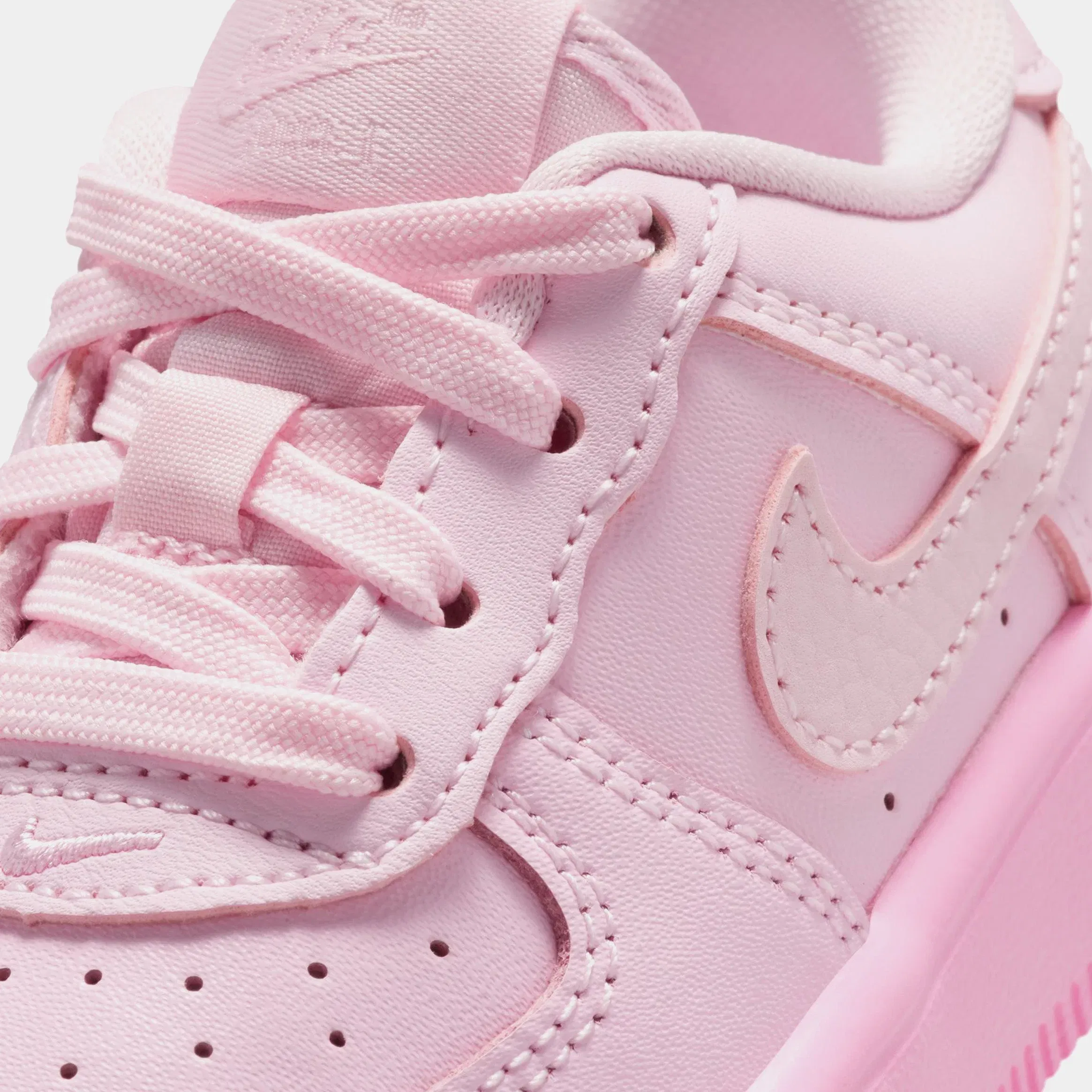 Nike Air Force 1 Low Infant Toddler Lifestyle Shoes (Pink Foam/Pink Rise/Pink Foam)