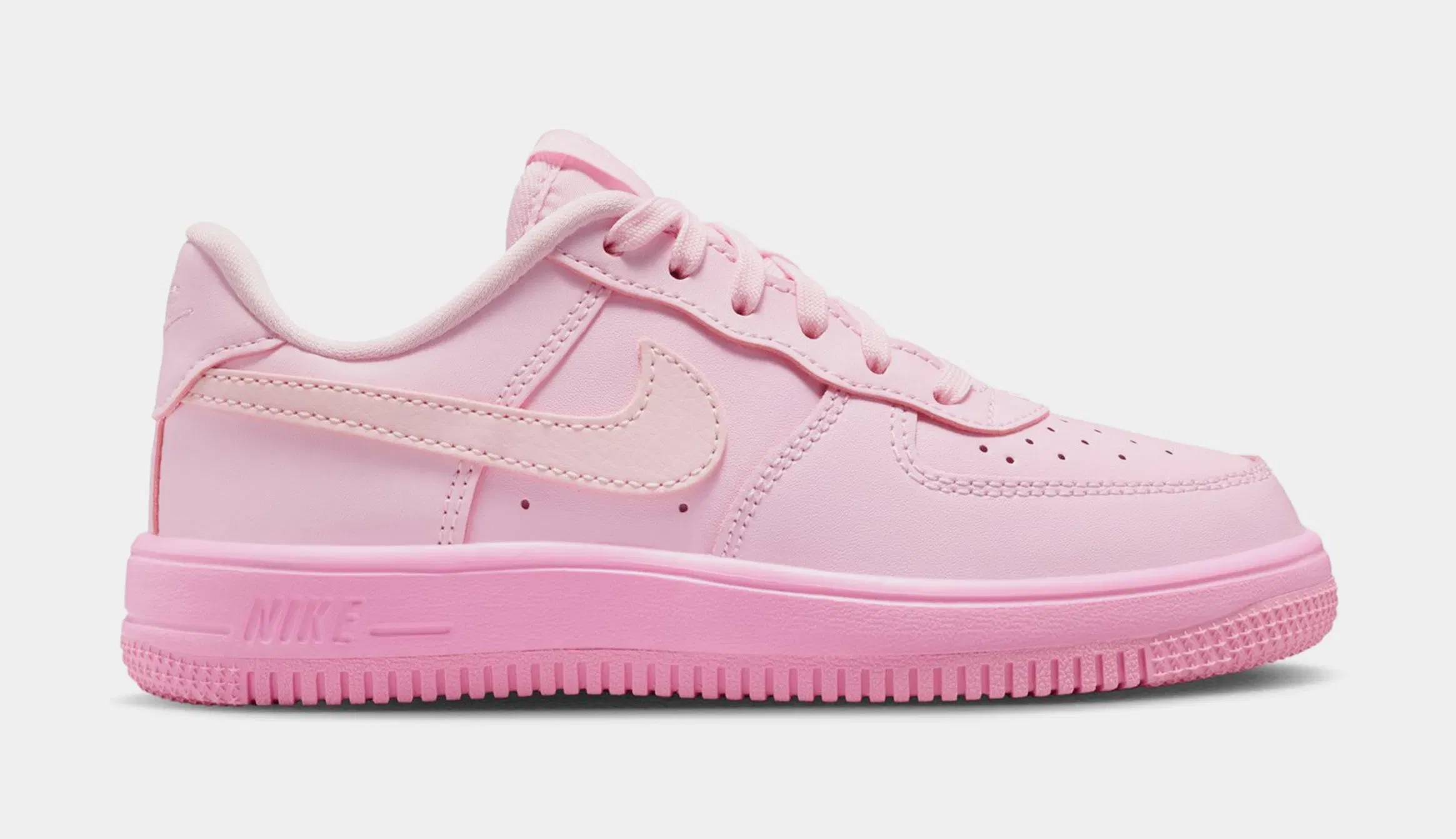 Nike Air Force 1 Low Preschool Lifestyle Shoes (Pink Foam/Pink Rise/Pink Foam)