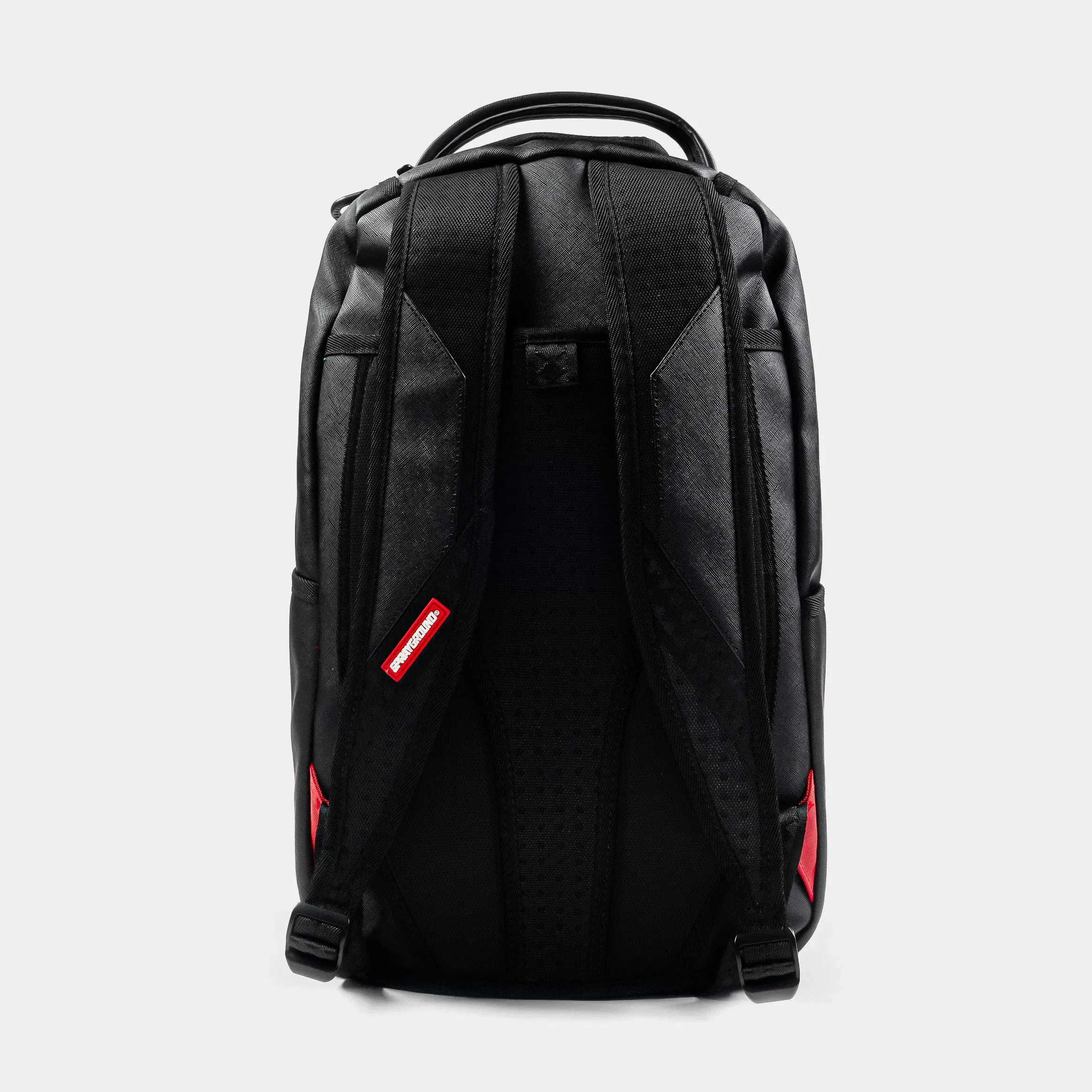Sprayground Bag Of Money On Fire Mens Backpack (Black/Brown)