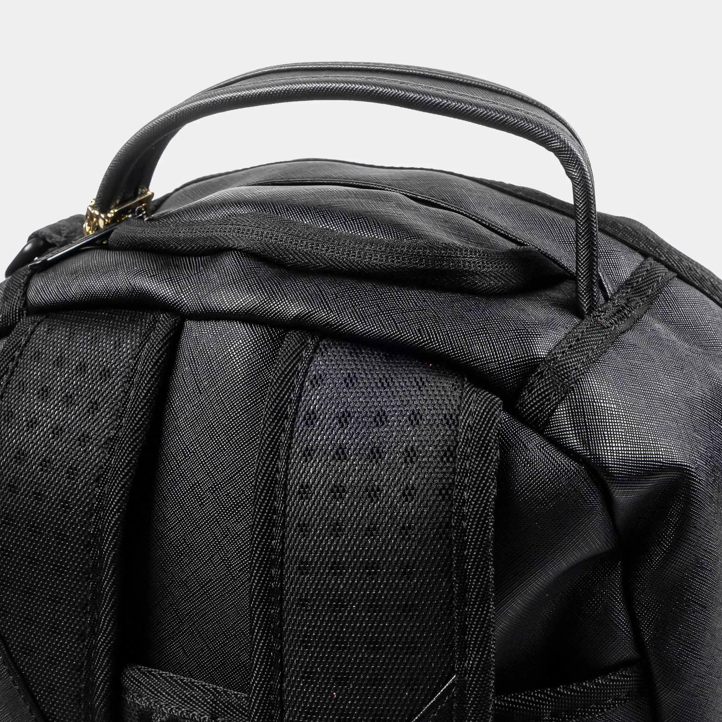 Sprayground Bag Of Money On Fire Mens Backpack (Black/Brown)