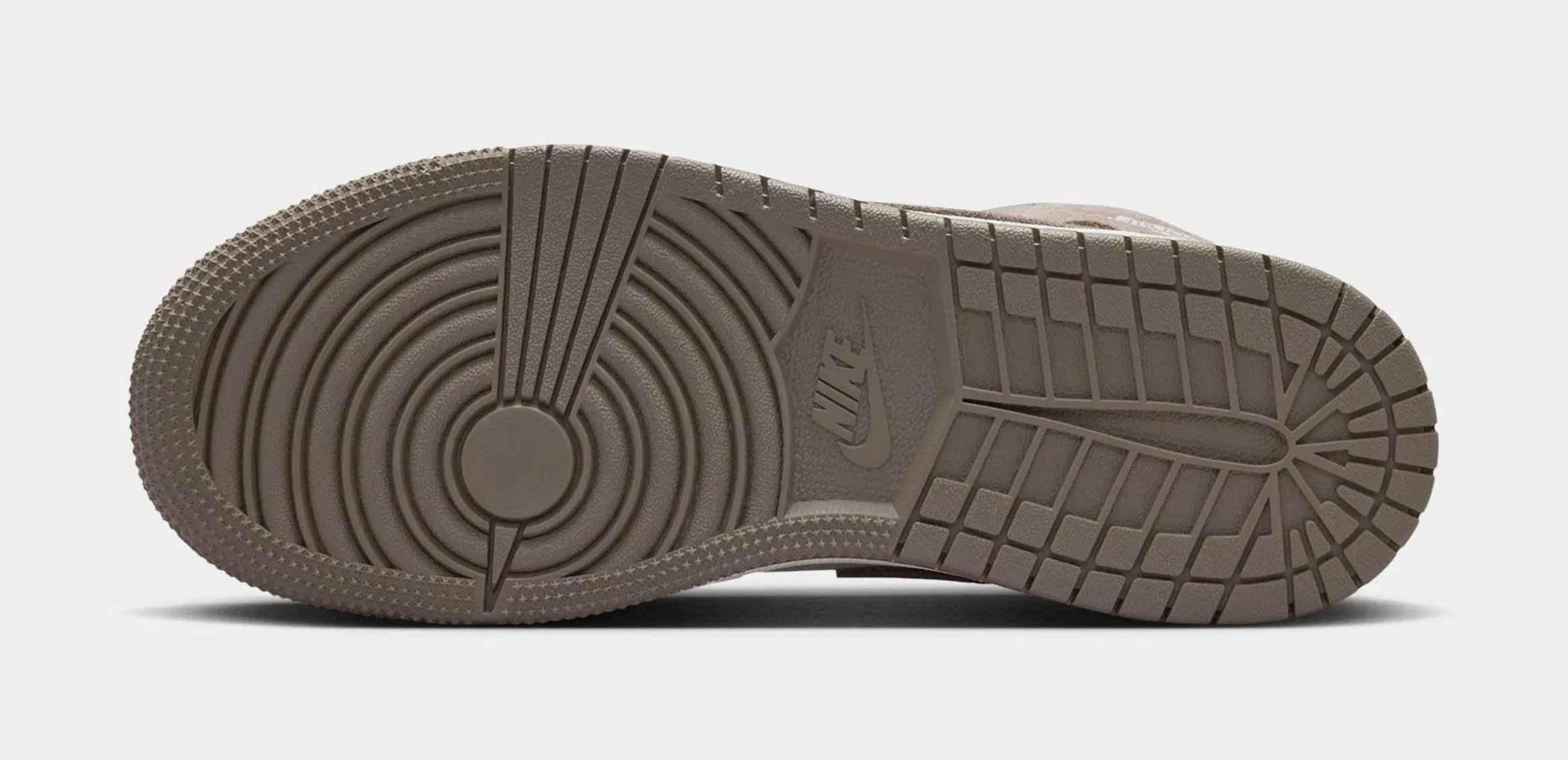 Air Jordan 1 Mid Grade School Lifestyle Shoes (Enigma Stone/Olive Grey/Summit White)