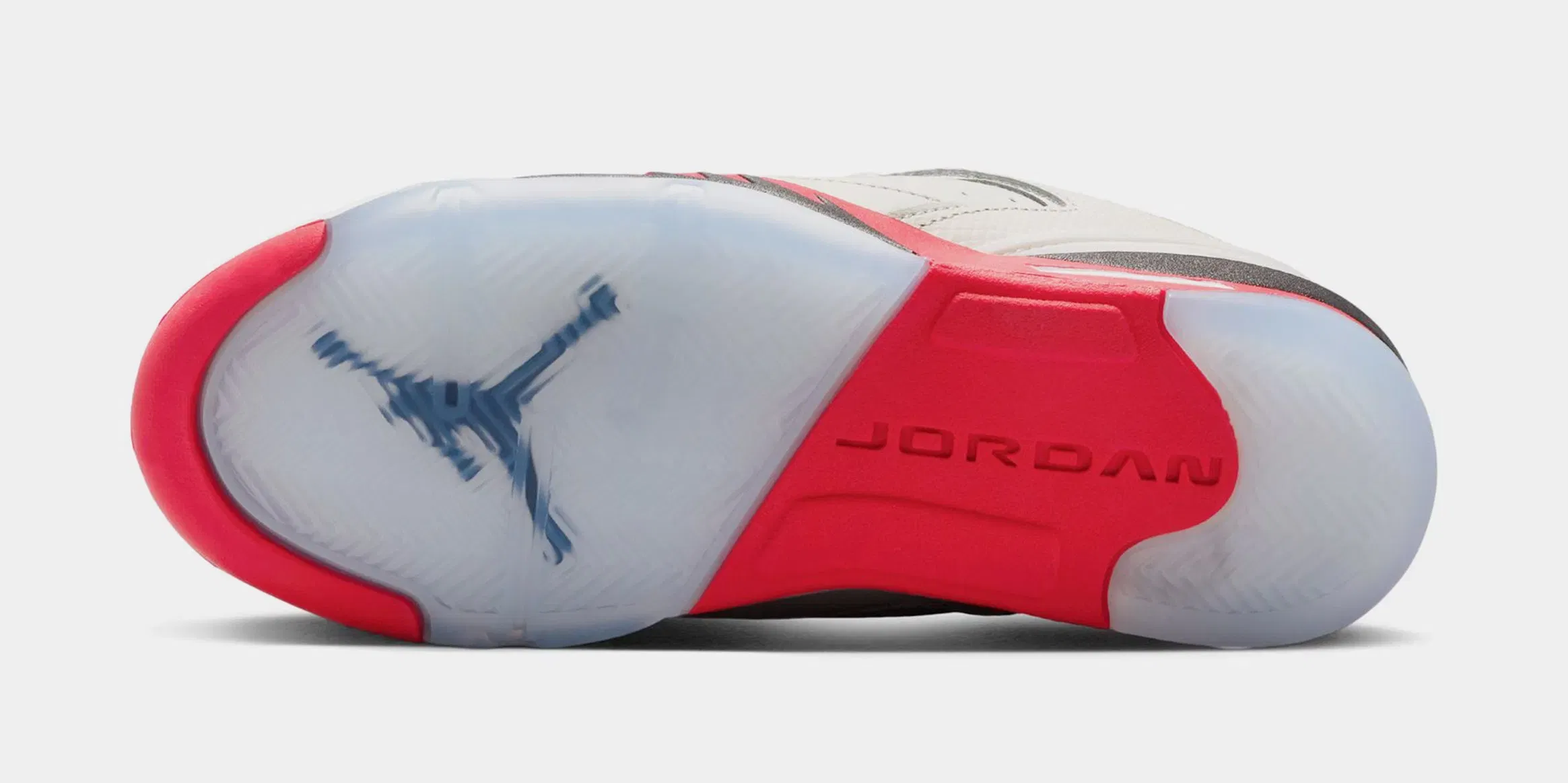 Air Jordan Sixty Plus Low Grade School Basketball Shoes (Sail/Black/Reflect Silver/Fire Red)