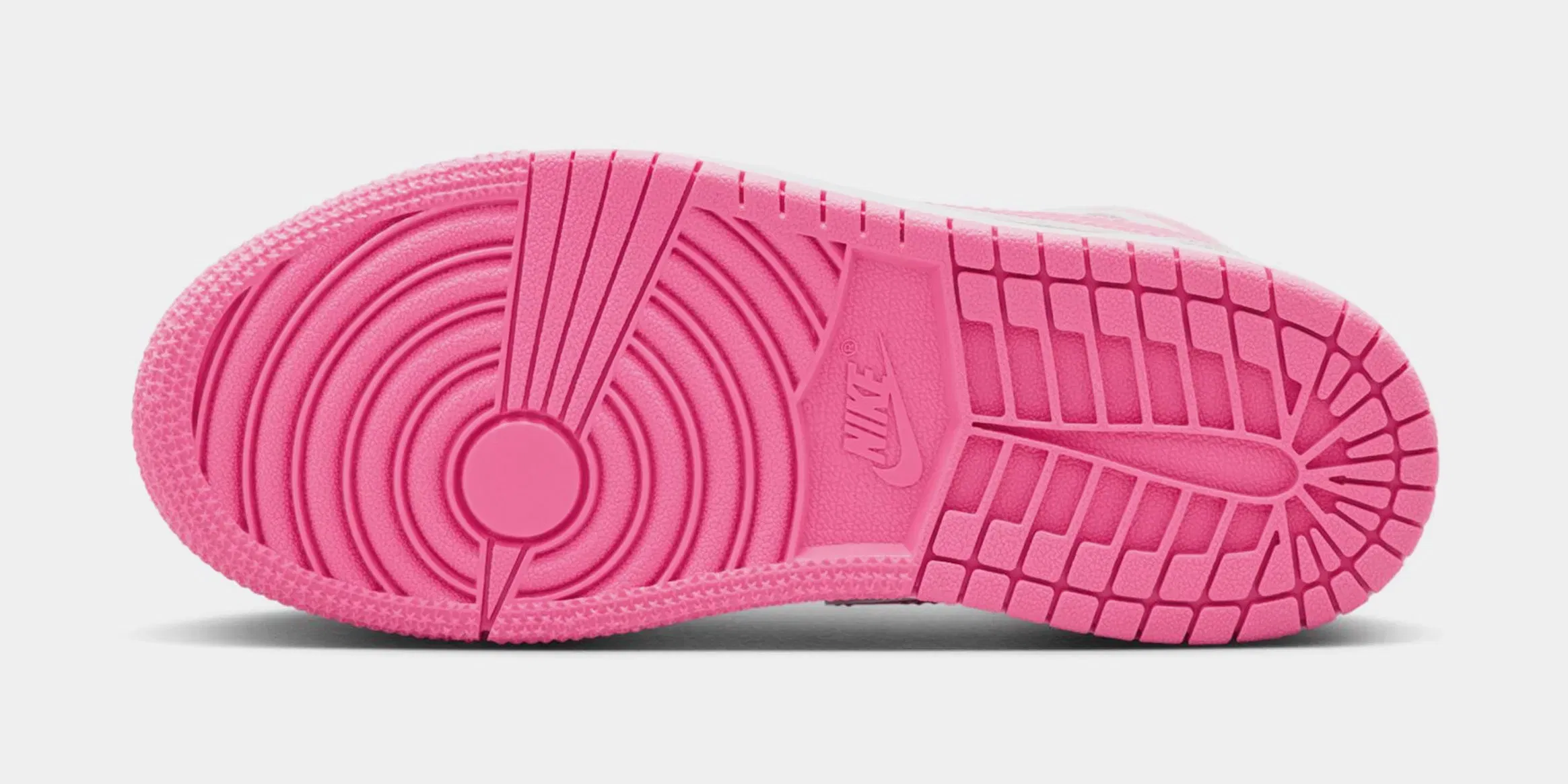 Air Jordan 1 Mid SE Preschool Lifestyle Shoes (Vast Grey/Sail/Pink Bloom/Pink Glow)