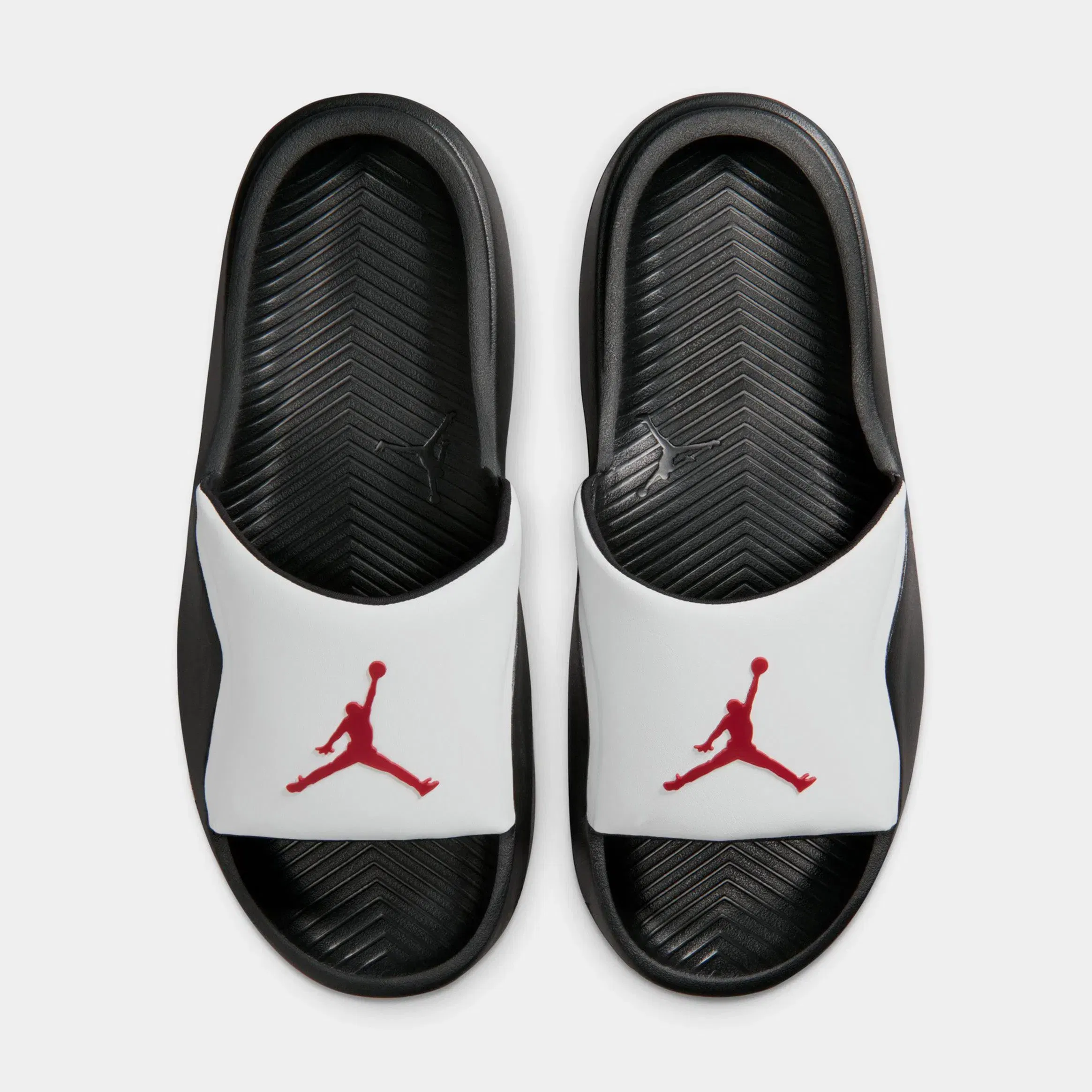 Air Jordan Franchise Slides Mens Sandals (White/Black/Gym Red)