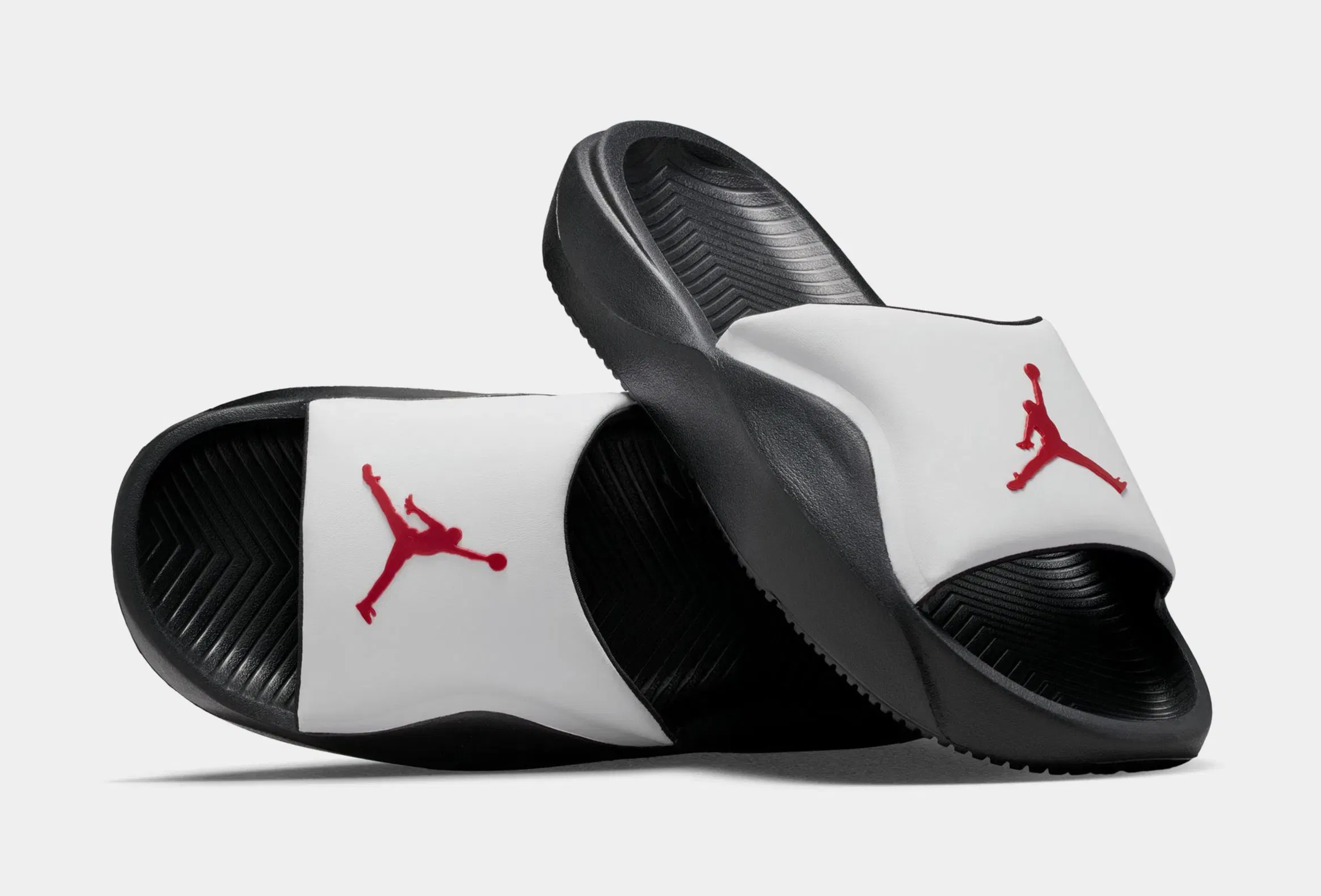 Air Jordan Franchise Slides Mens Sandals (White/Black/Gym Red)