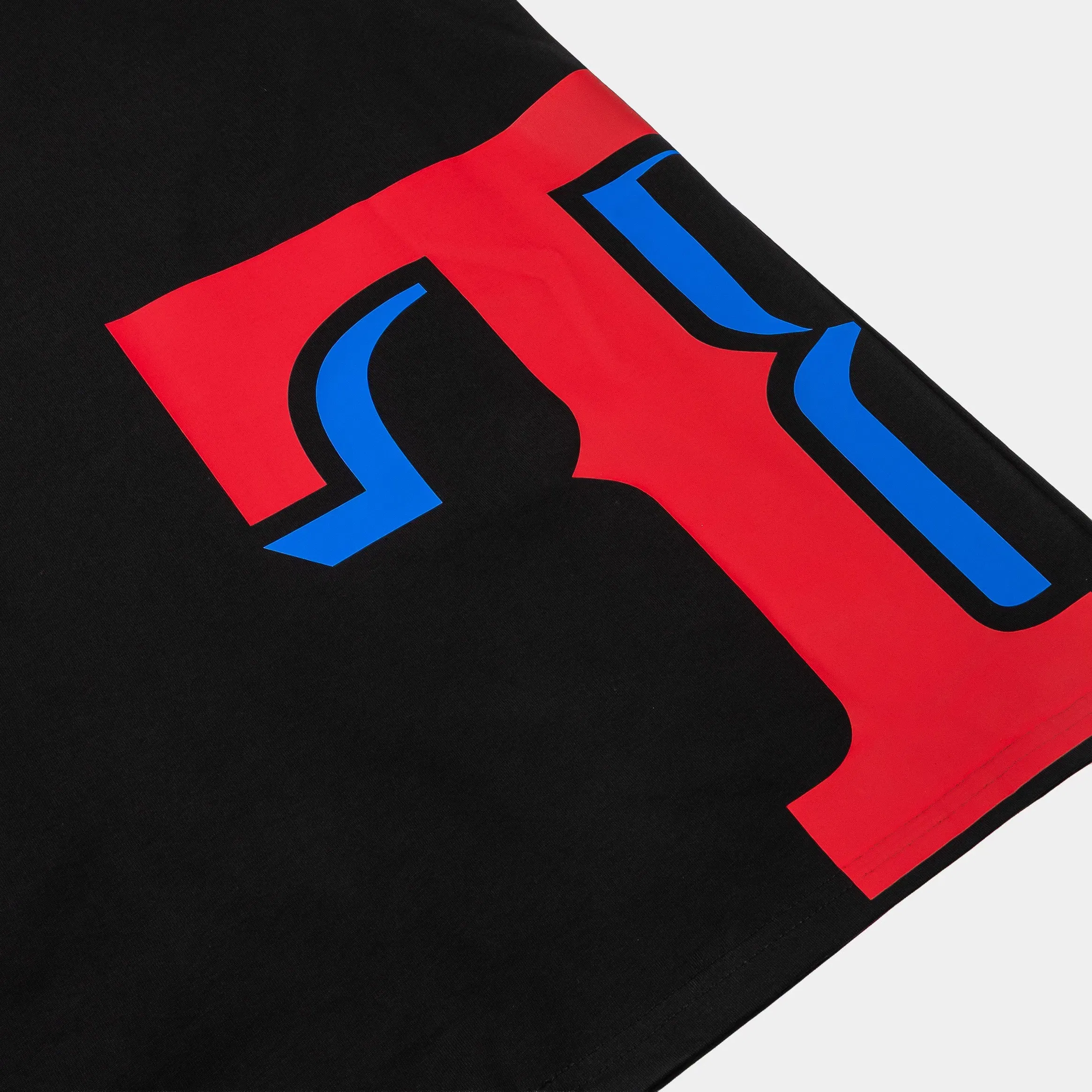 PRO STANDARD Texas Rangers Living Large Drop Shoulder Mens Short Sleeve Shirt (Black/Red)
