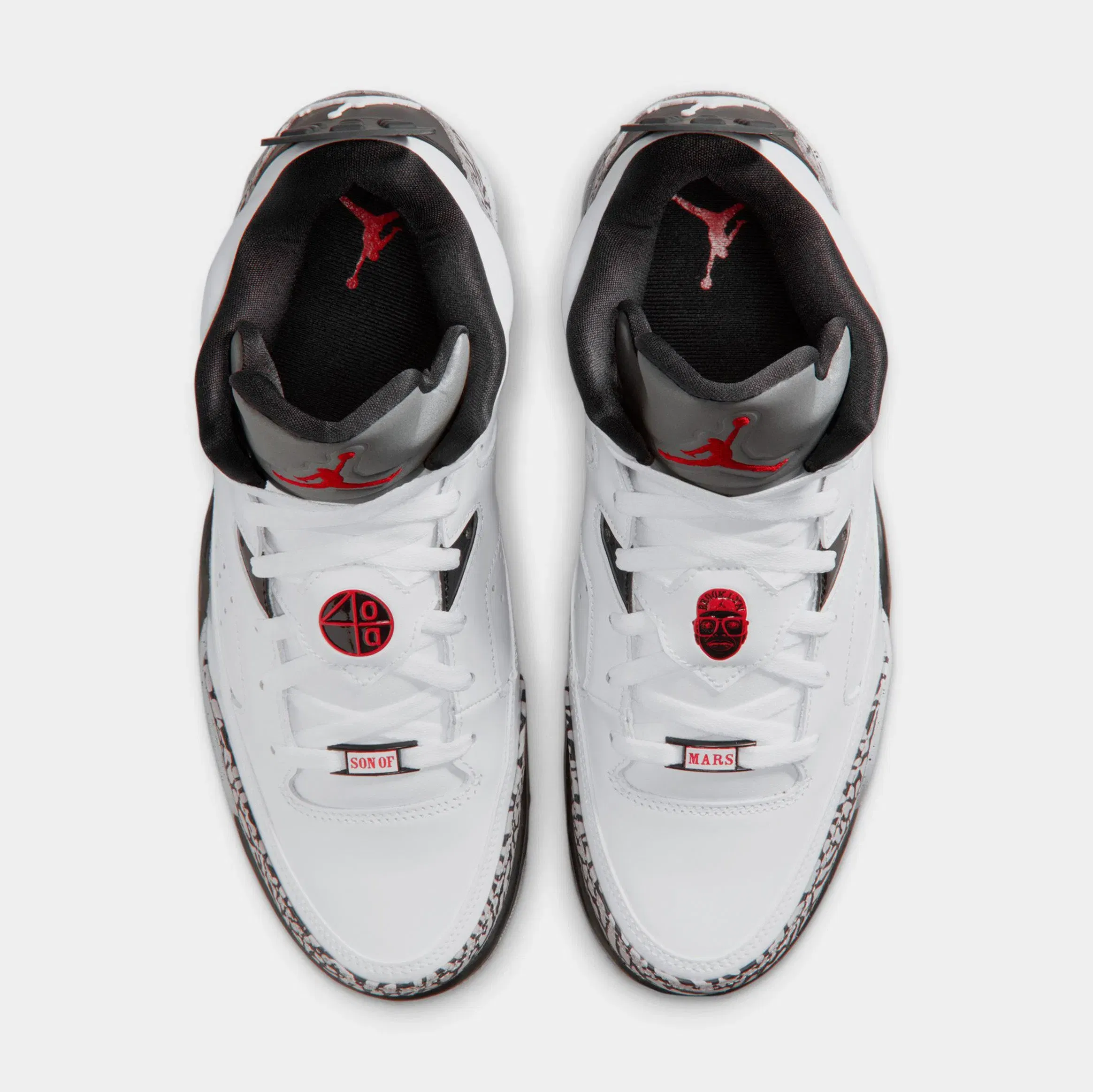 Air Jordan Son of Mars Low Mens Lifestyle Shoes (White/Black/Cement Grey/Gym Red)