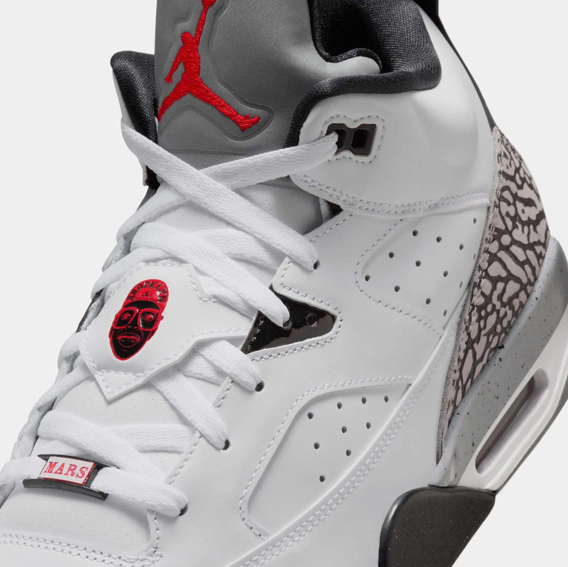 Air Jordan Son of Mars Low Mens Lifestyle Shoes (White/Black/Cement Grey/Gym Red)