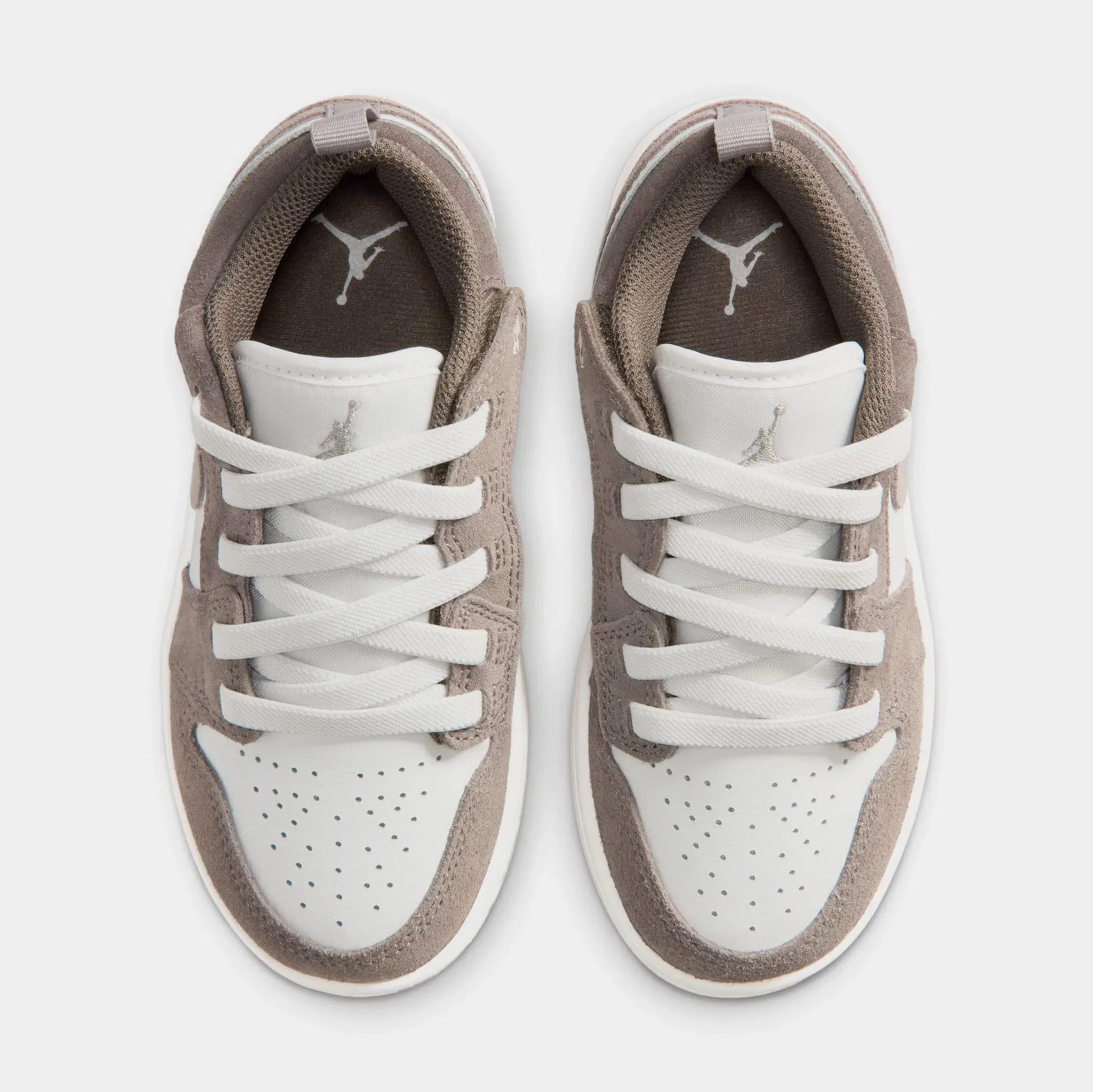 Air Jordan 1 Low Alt Preschool Lifestyle Shoes (Olive Grey/Enigma Stone/Summit White)