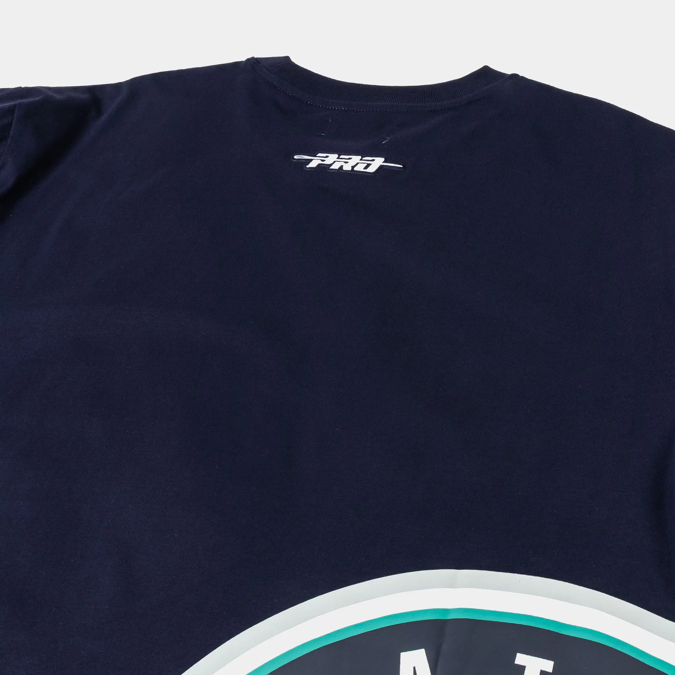 PRO STANDARD Seattle Mariners Living Large Drop Shoulder Mens Short Sleeve Shirt (Navy/Green)
