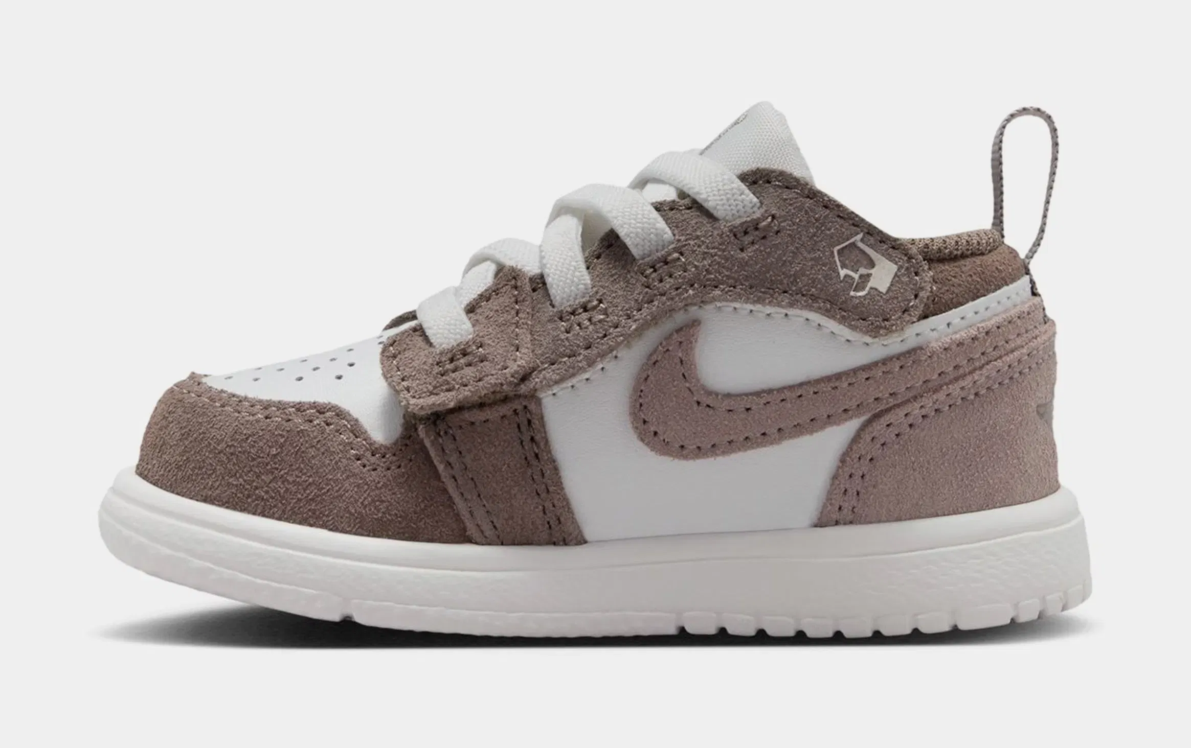 Air Jordan 1 Low Infant Toddler Lifestyle Shoes (Olive Grey/Enigma Stone/Summit White)