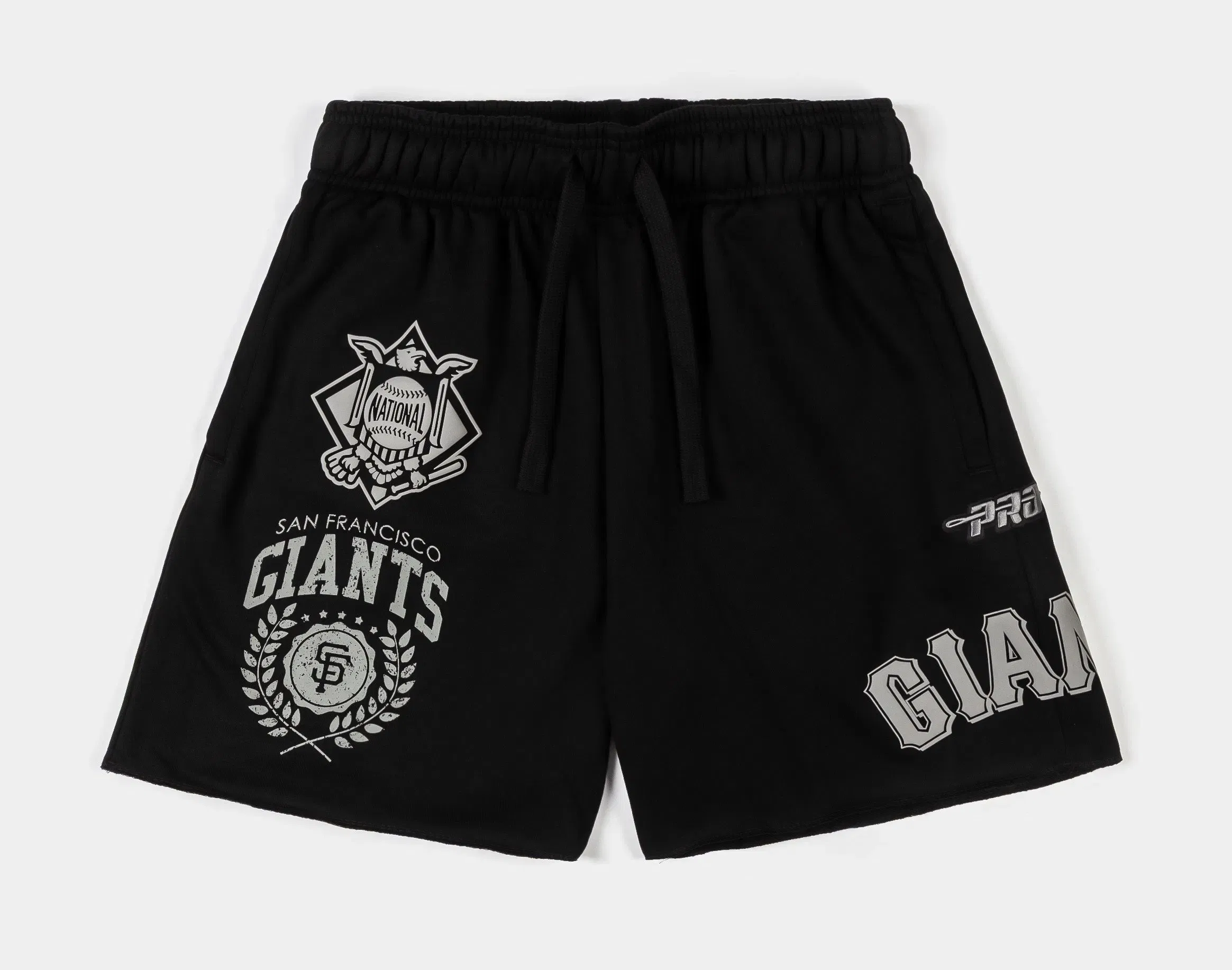 PRO STANDARD San Francisco Giants Street Team Fleece Mens Shorts (Black/Gray)