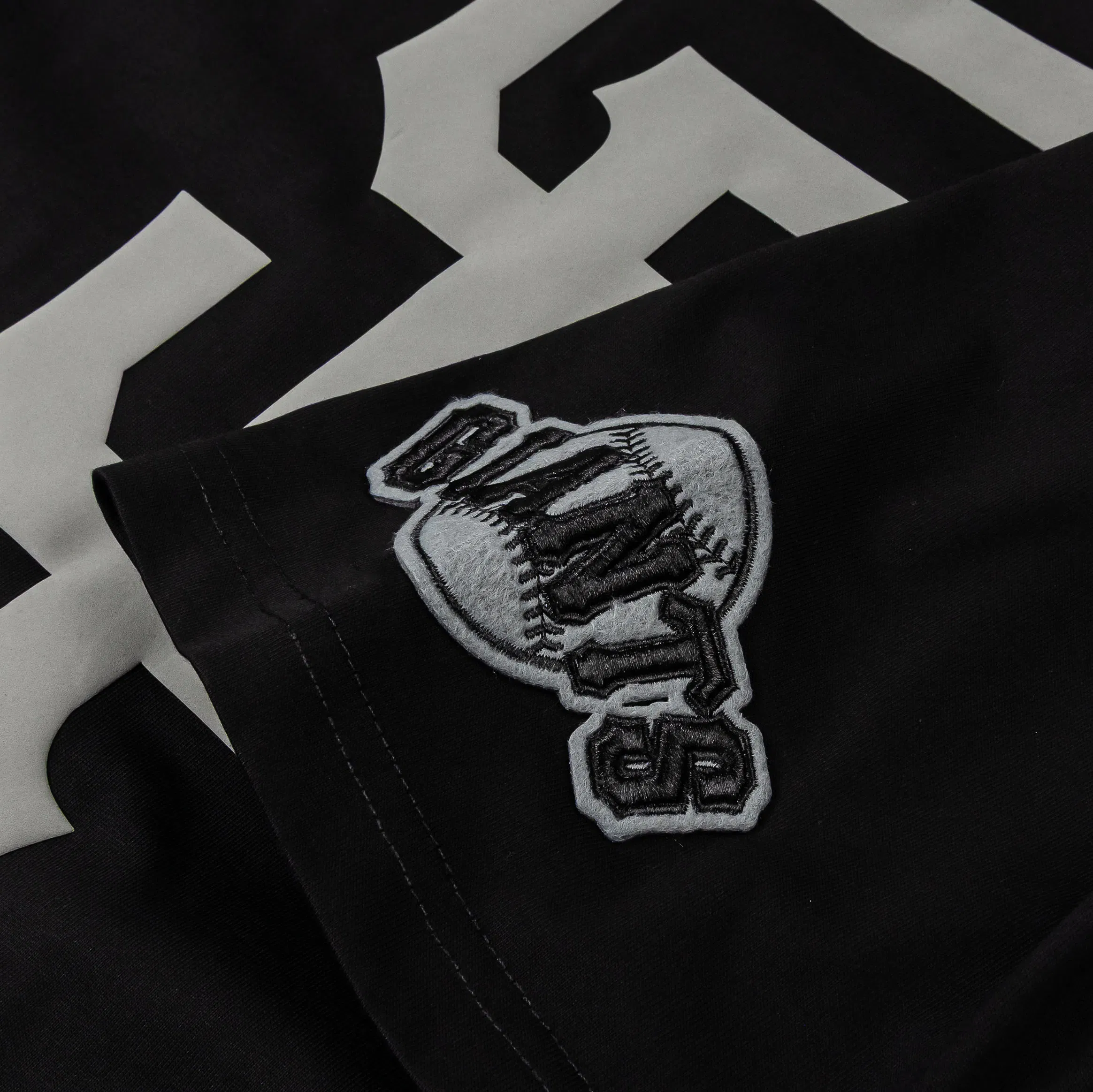 PRO STANDARD San Francisco Giants Street Team Drop Shoulder Mens Short Sleeve Shirt (Black/Gray)
