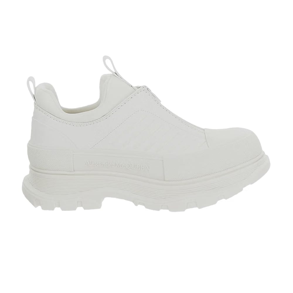 Alexander McQueen Tread Slick Zip Up White