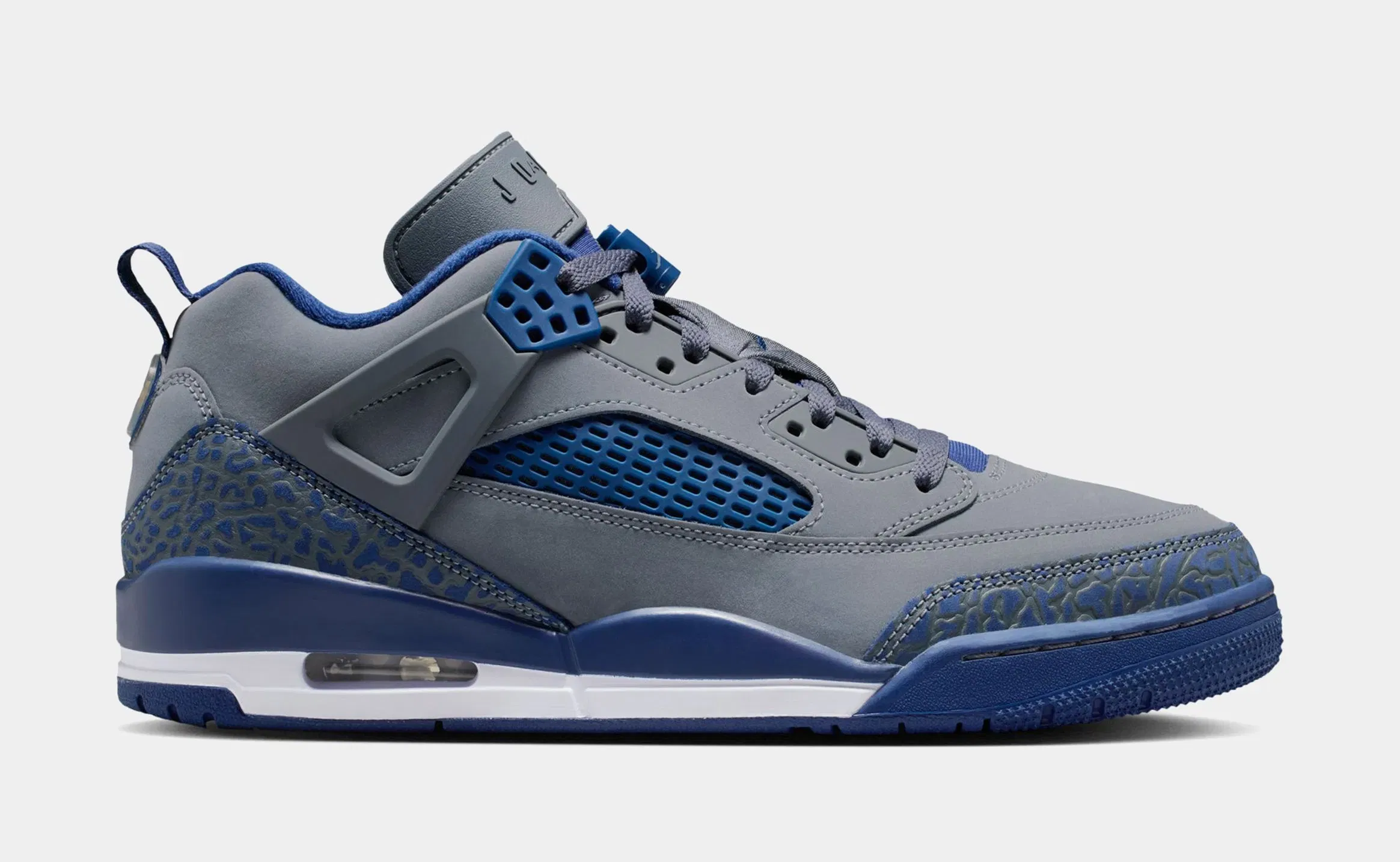 Air Jordan Spizike Low SE Flint Mens Basketball Shoes (Flint/University Blue/White/Navy)