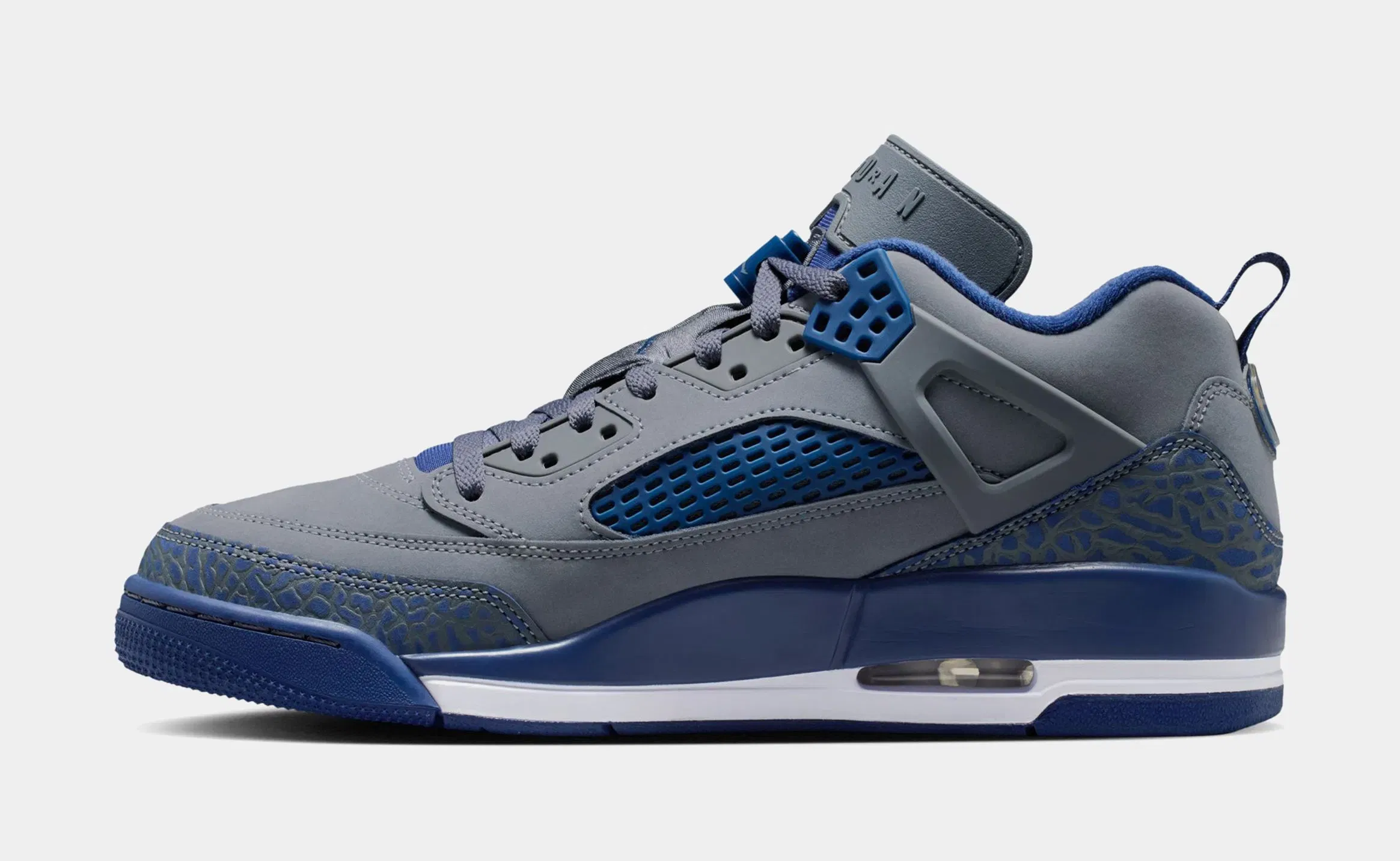 Air Jordan Spizike Low SE Flint Mens Basketball Shoes (Flint/University Blue/White/Navy)