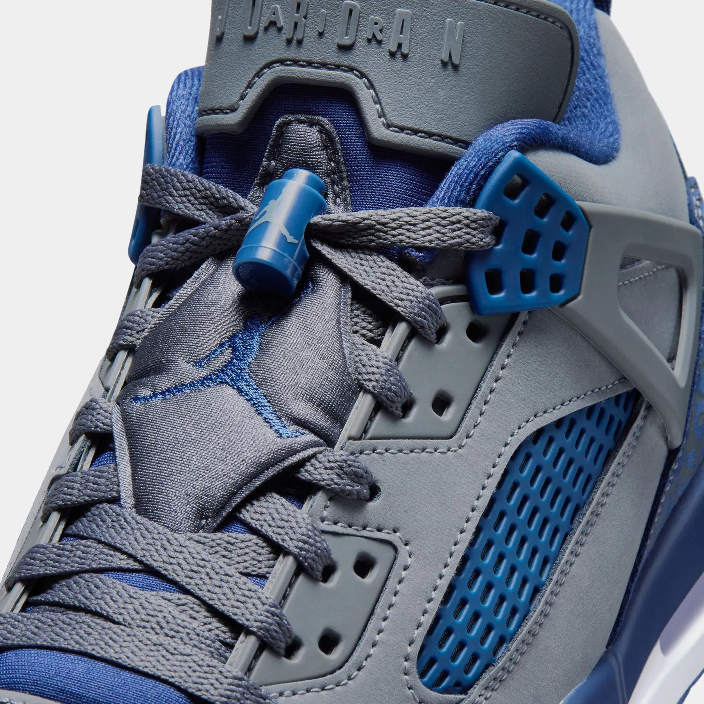 Air Jordan Spizike Low SE Flint Mens Basketball Shoes (Flint/University Blue/White/Navy)