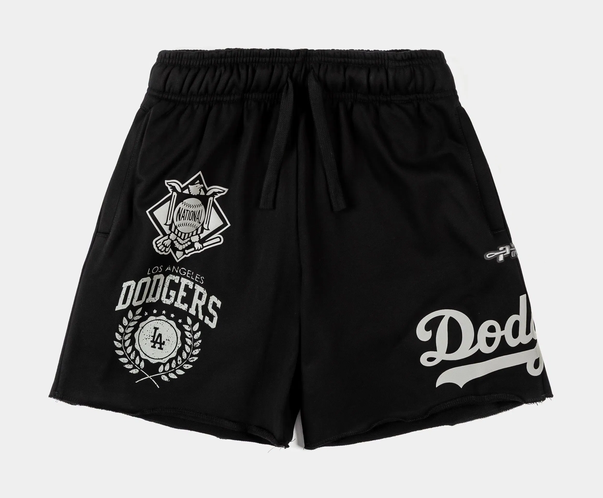 PRO STANDARD Los Angeles Dodgers Street Team Fleece Mens Shorts (Black/Grey)