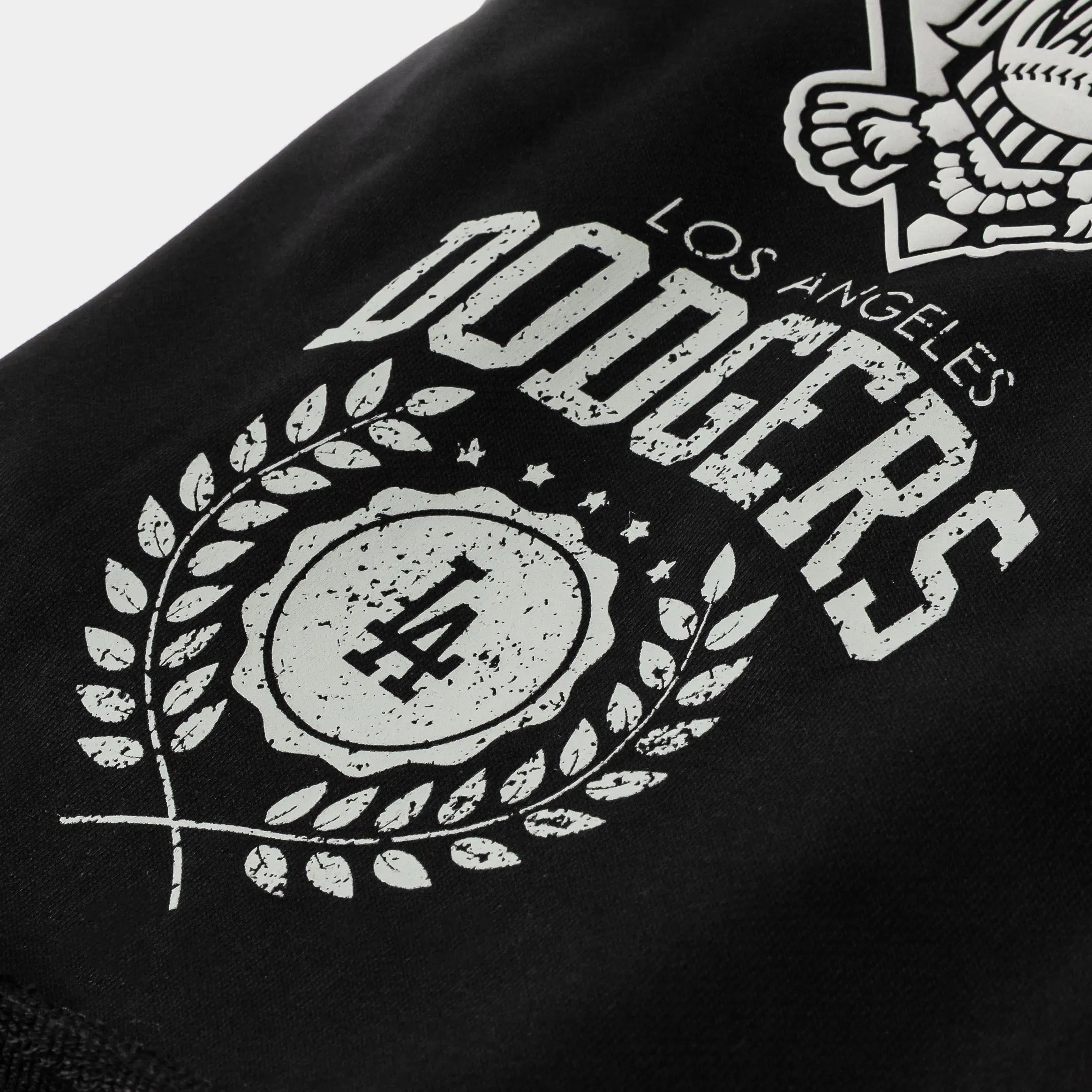 PRO STANDARD Los Angeles Dodgers Street Team Fleece Mens Shorts (Black/Grey)