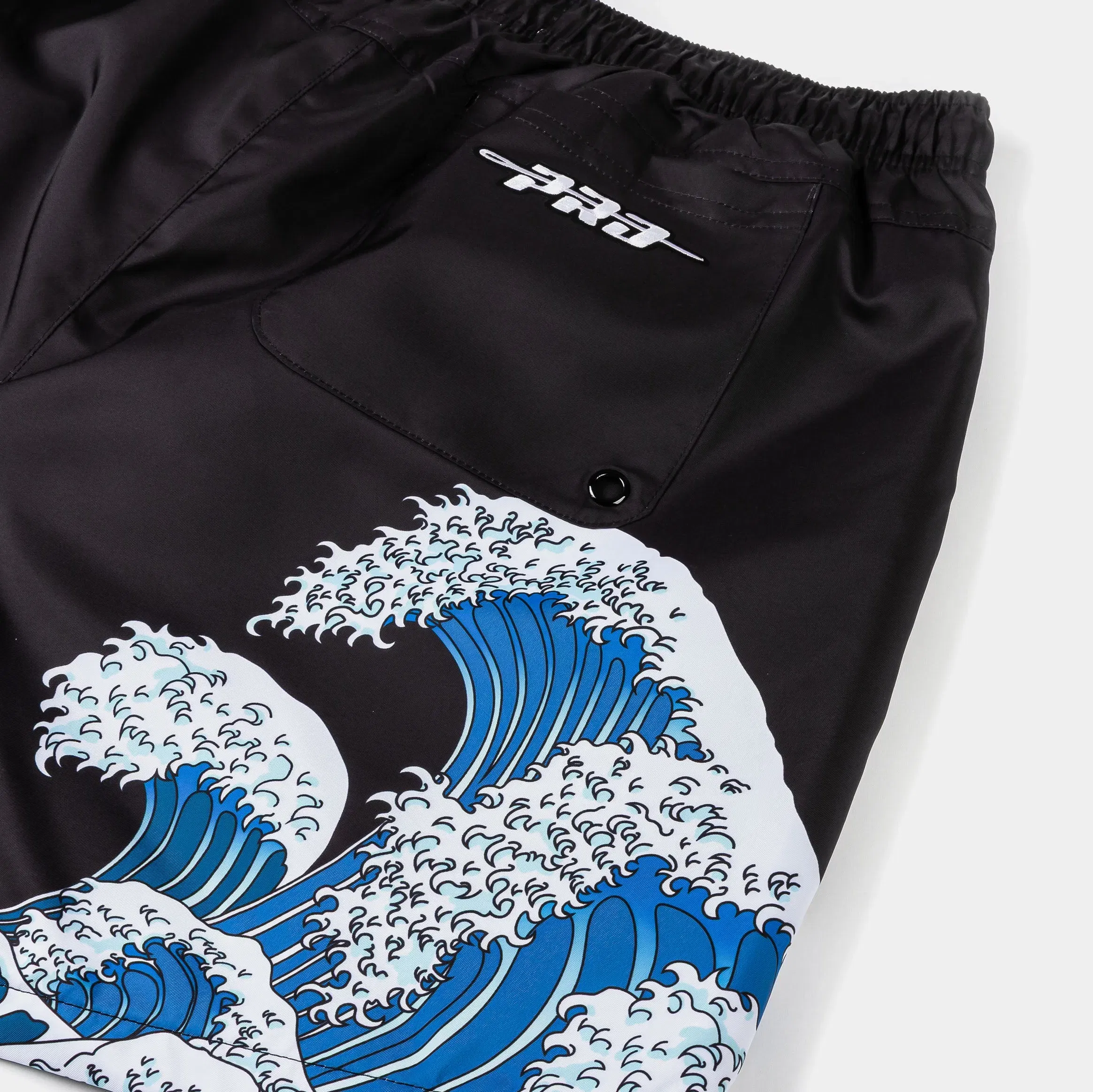 PRO STANDARD Shoe Palace Exclusive Los Angeles Dodgers Waves And Roses Mens Shorts (Black/Blue)