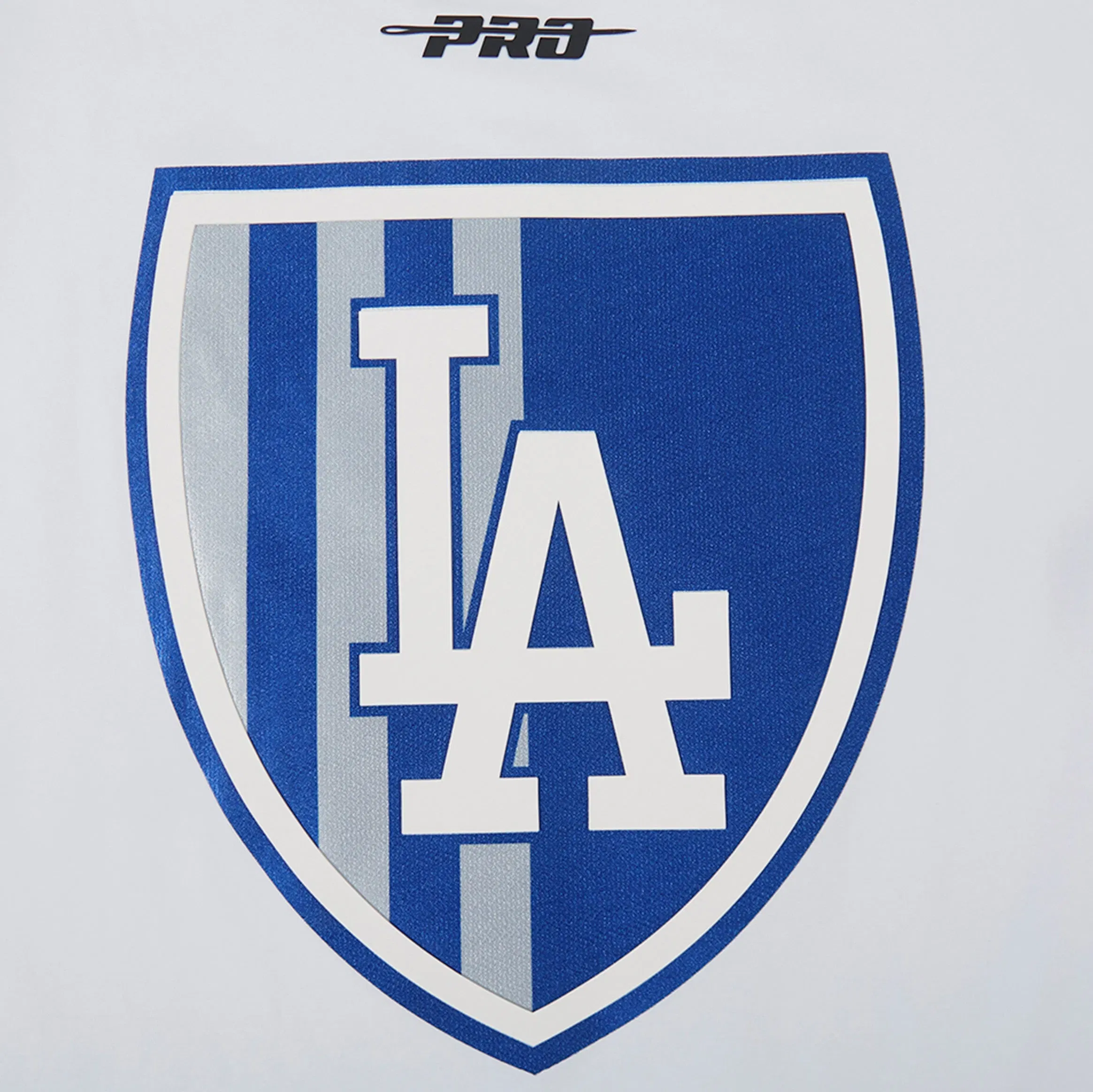 PRO STANDARD Los Angeles Dodgers Ultras Taping Mens Short Sleeve Shirt (White/Blue)