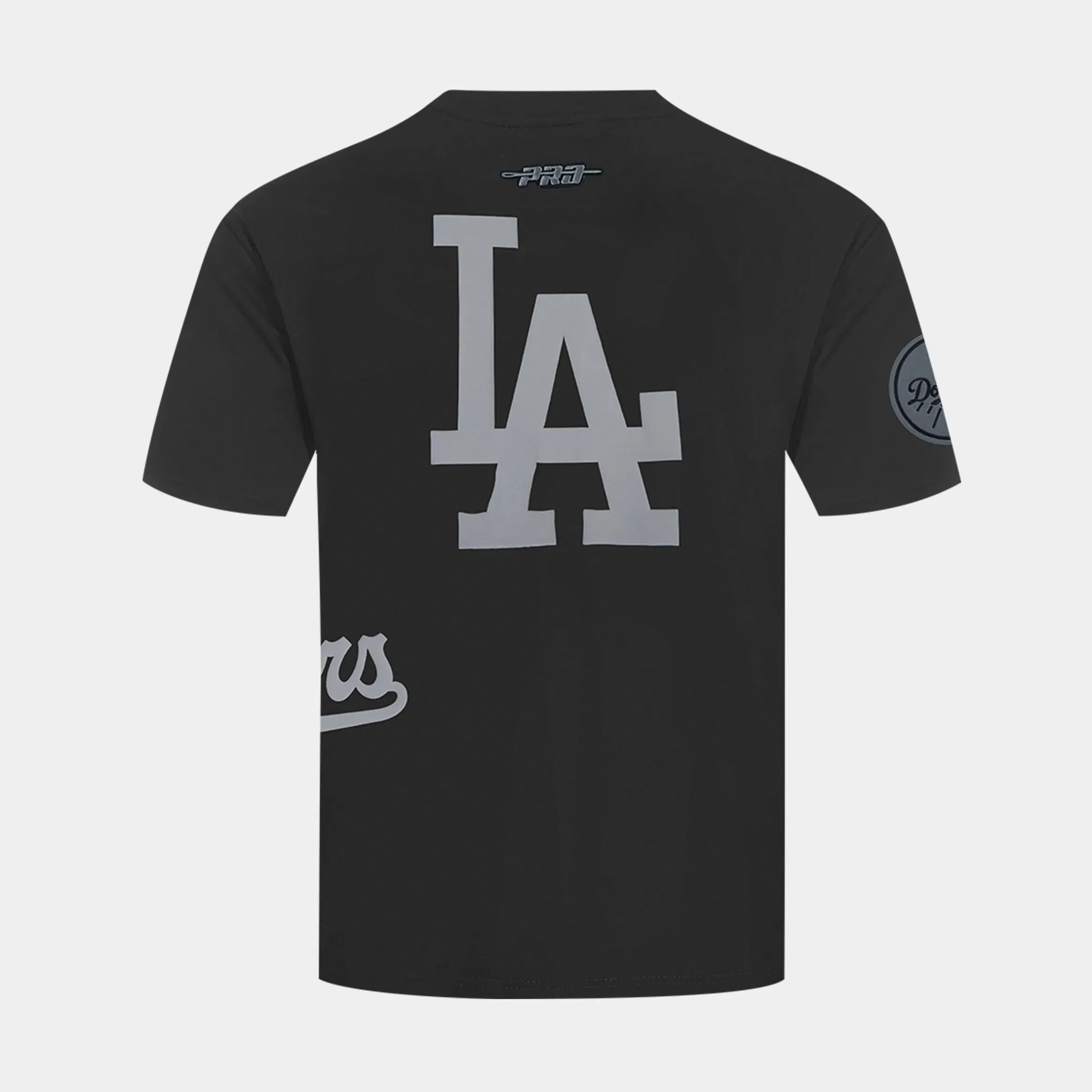 PRO STANDARD Los Angeles Dodgers Street Team Drop Shoulder Mens Short Sleeve Shirt (Black/Grey)