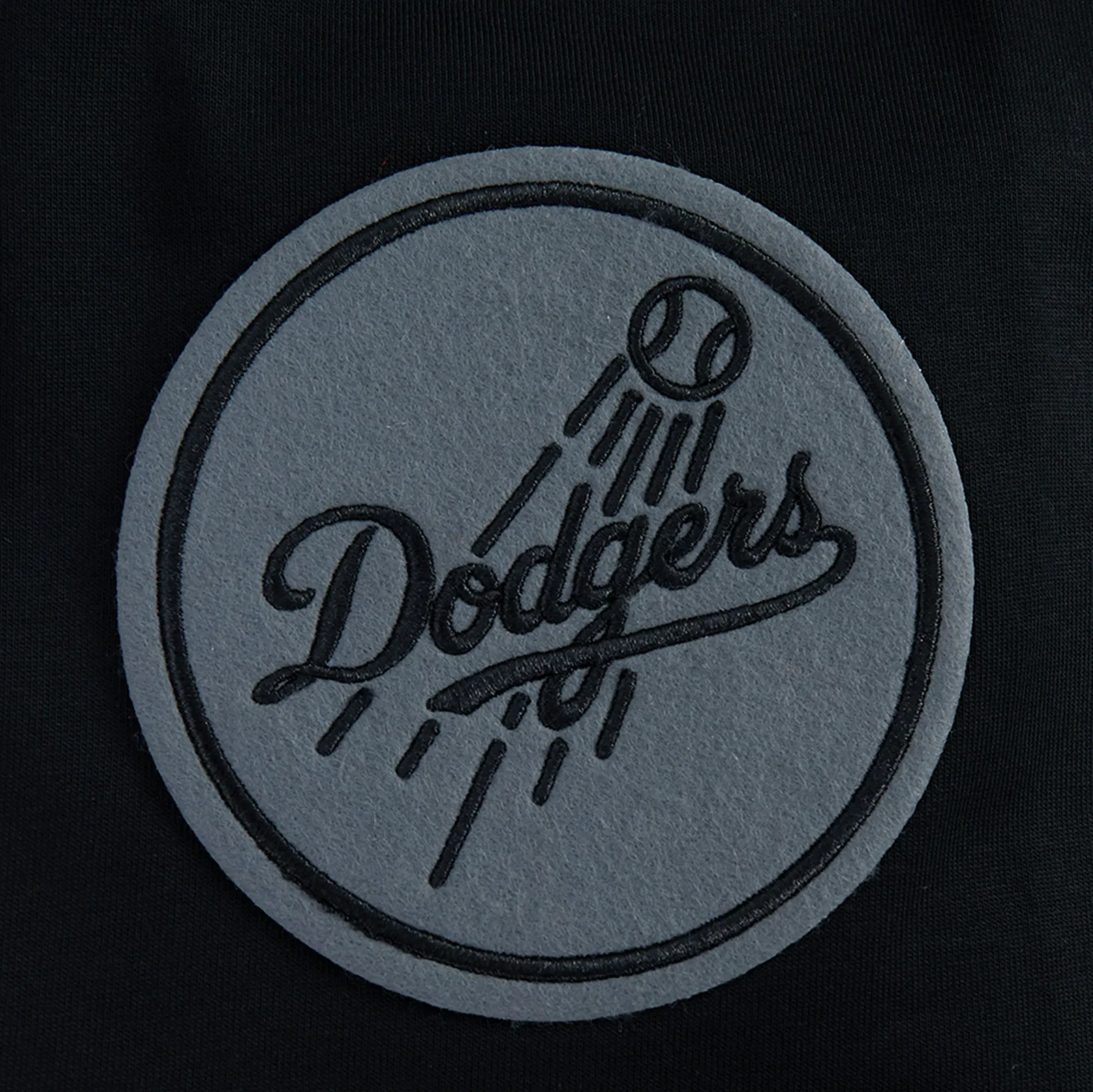 PRO STANDARD Los Angeles Dodgers Street Team Drop Shoulder Mens Short Sleeve Shirt (Black/Grey)