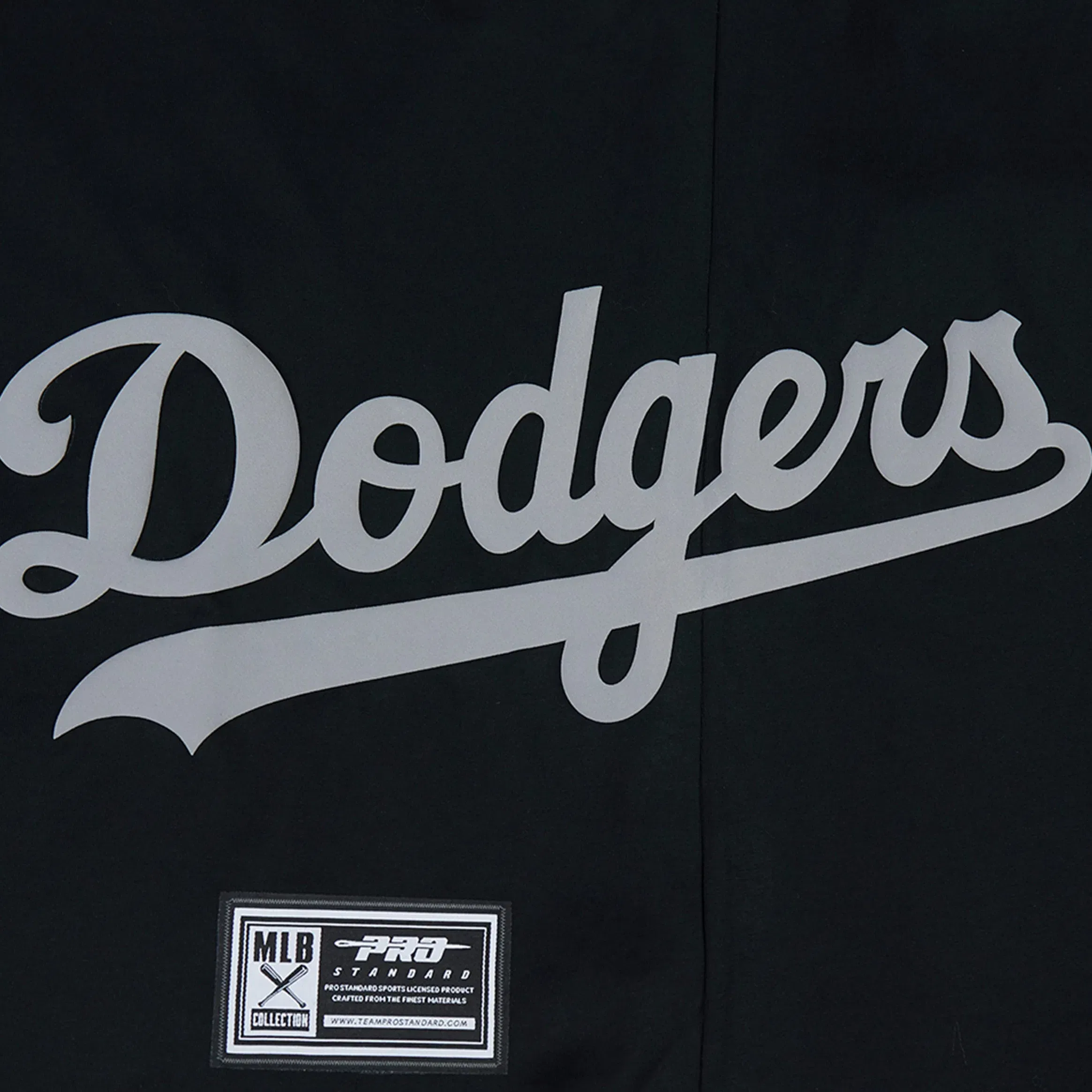 PRO STANDARD Los Angeles Dodgers Street Team Drop Shoulder Mens Short Sleeve Shirt (Black/Grey)