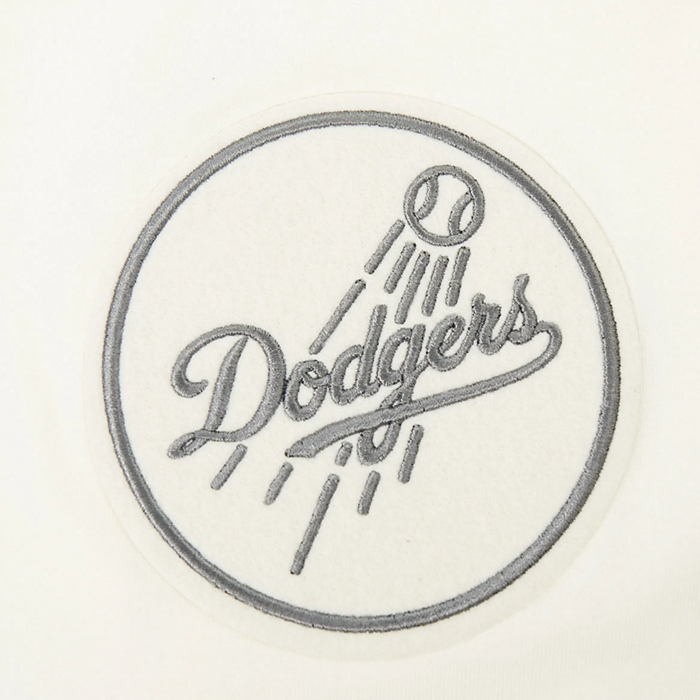 PRO STANDARD Los Angeles Dodgers Street Team Drop Shoulder Mens Short Sleeve Shirt (Beige/Grey)
