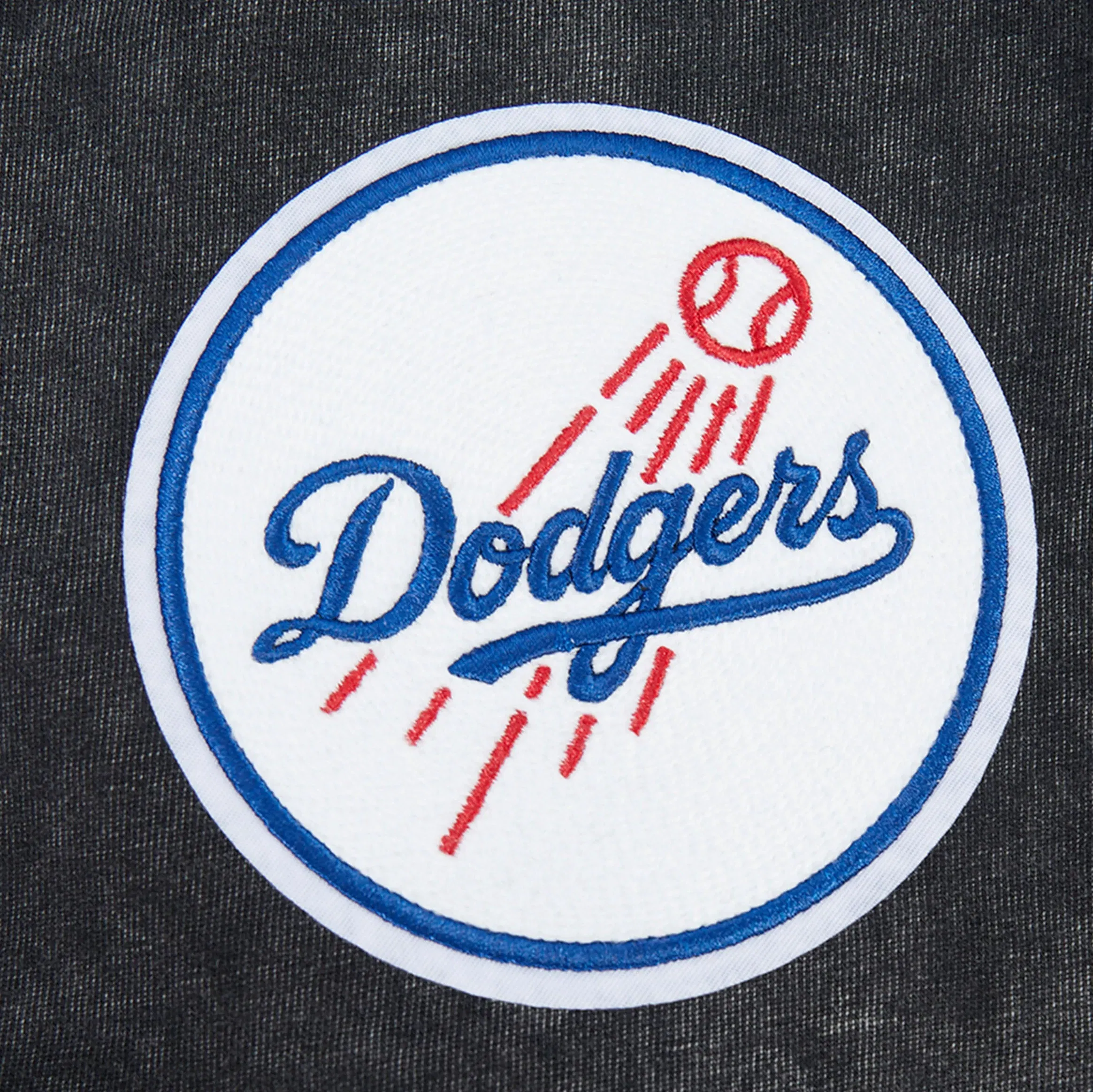 PRO STANDARD Los Angeles Dodgers Wave And Roses Drop Shoulder Mens Short Sleeve Shirt (Grey/White)