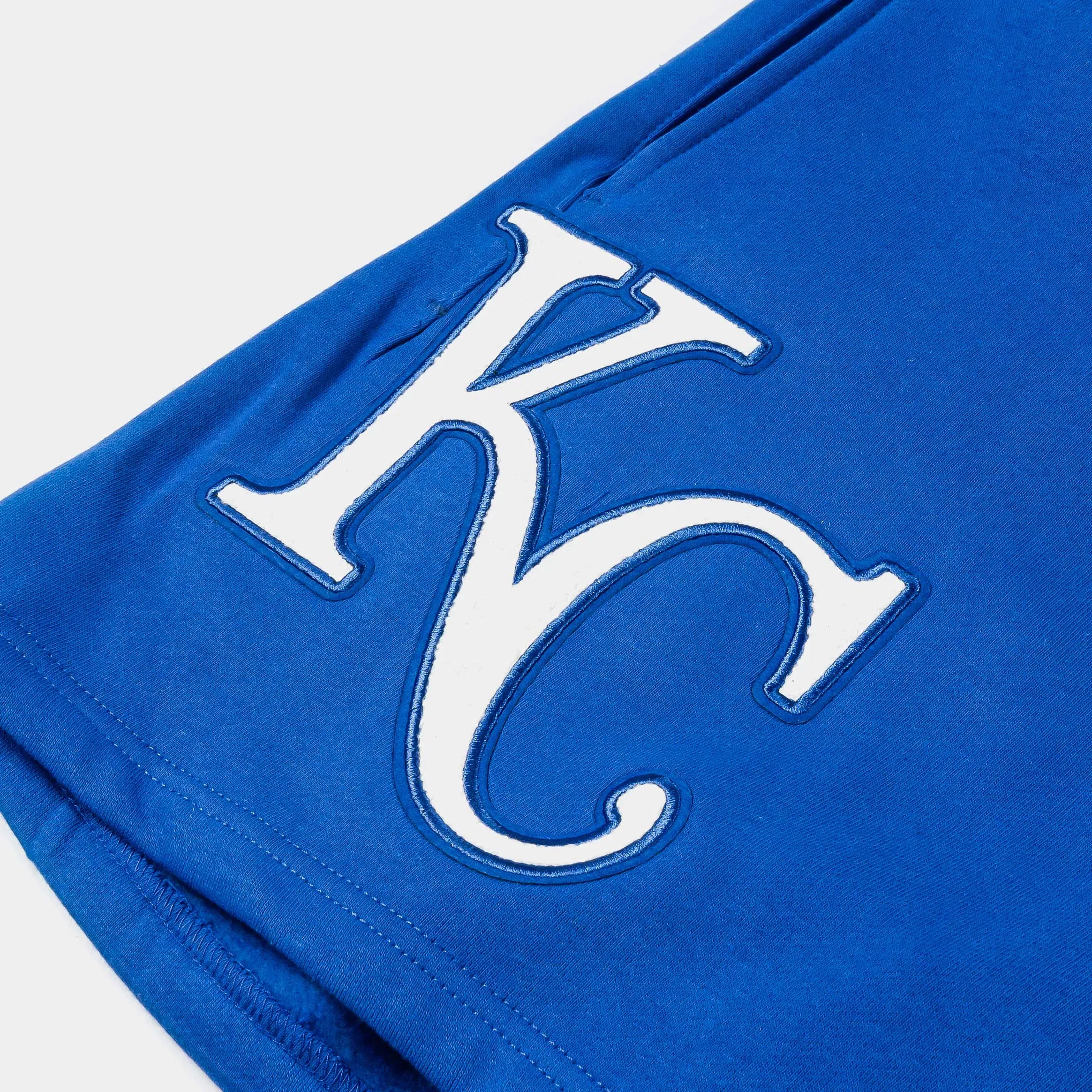 PRO STANDARD Kansas City Royals Living Large Fleece Mens Shorts (Blue/White)