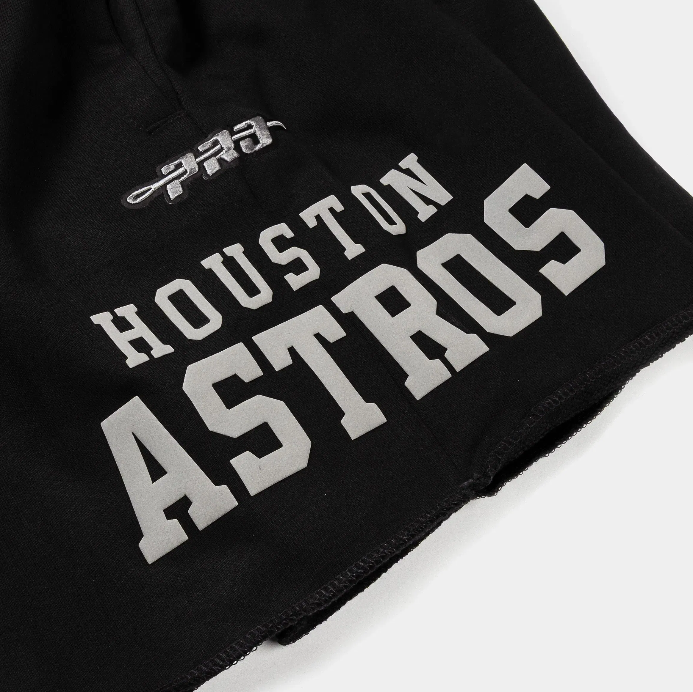 PRO STANDARD Houston Astros Street Team Fleece Mens Shorts (Black/Gray)